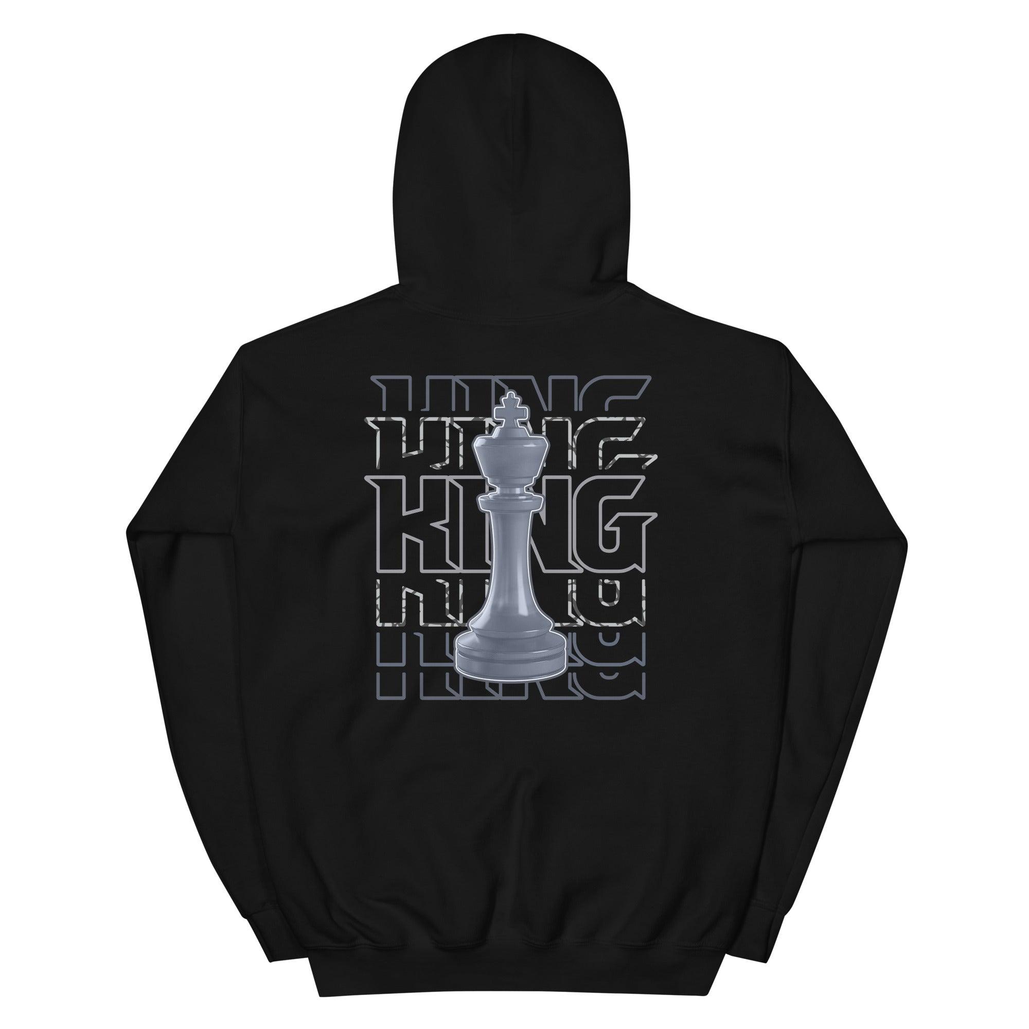 3 Midnight Navy Hoodie King Chess