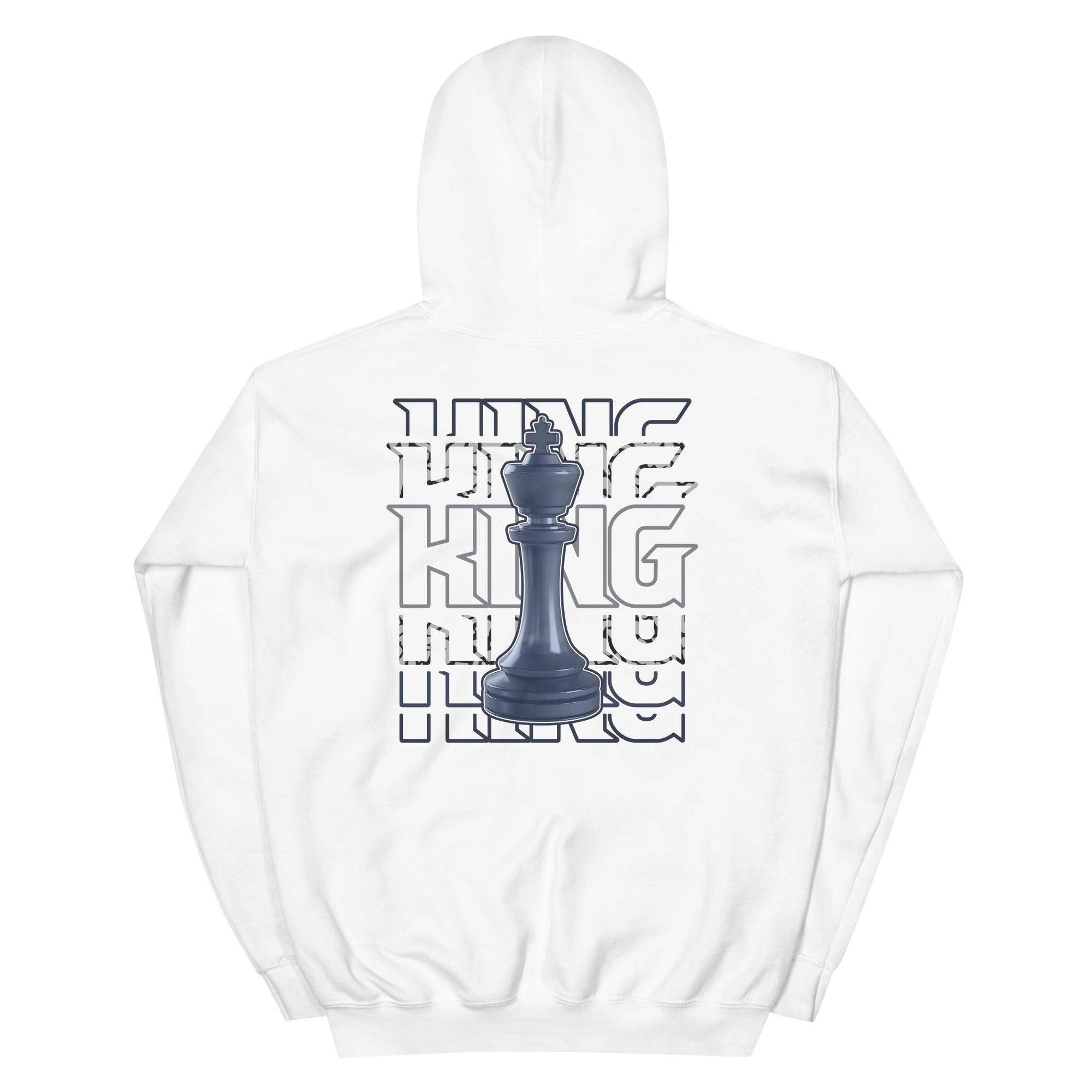 3 Midnight Navy Hoodie King Chess