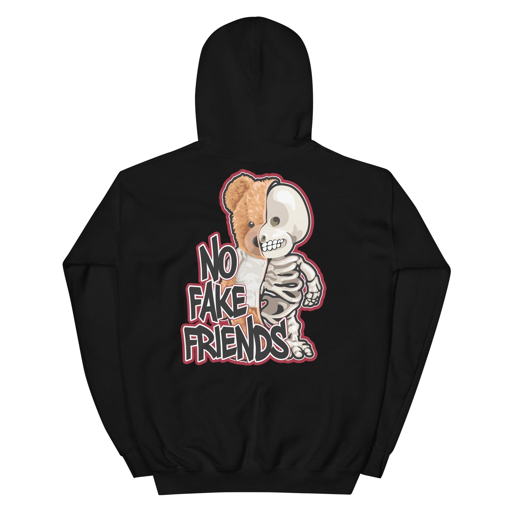 14 Low Red Lipstick Hoodie No Fake Friends