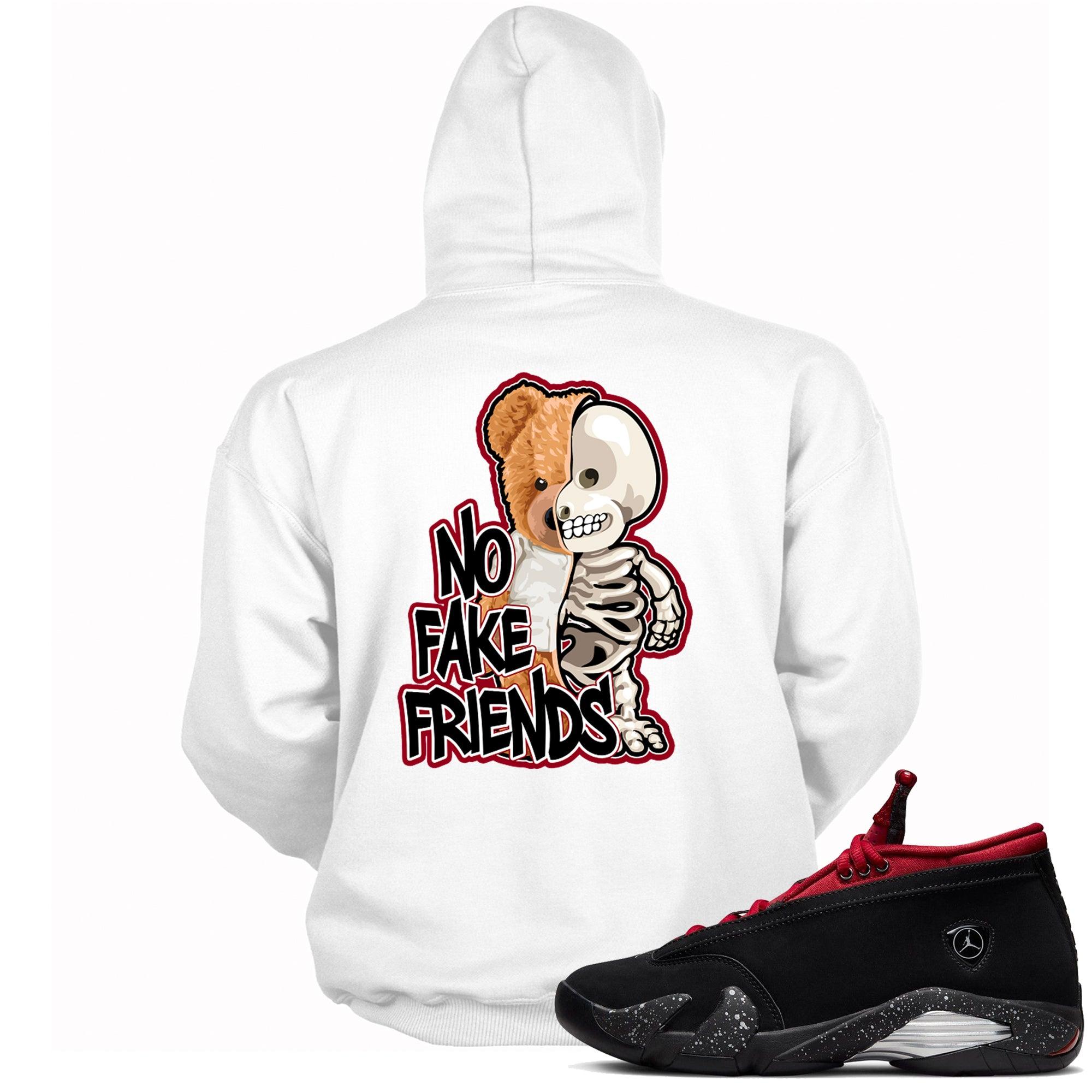 14 Low Red Lipstick Hoodie No Fake Friends