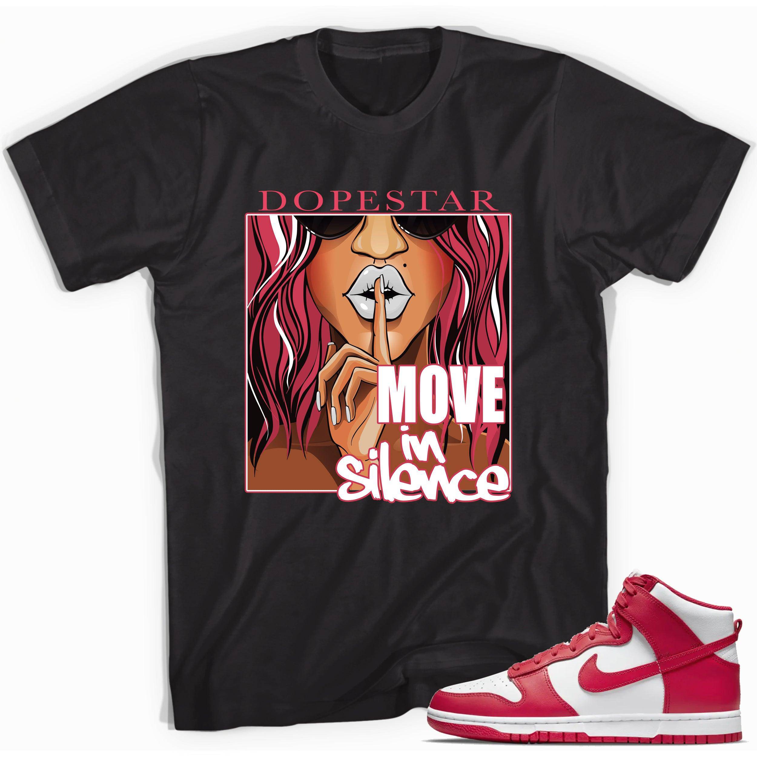 Dunk Low Championship Red 2021 Shirt Move In Silence