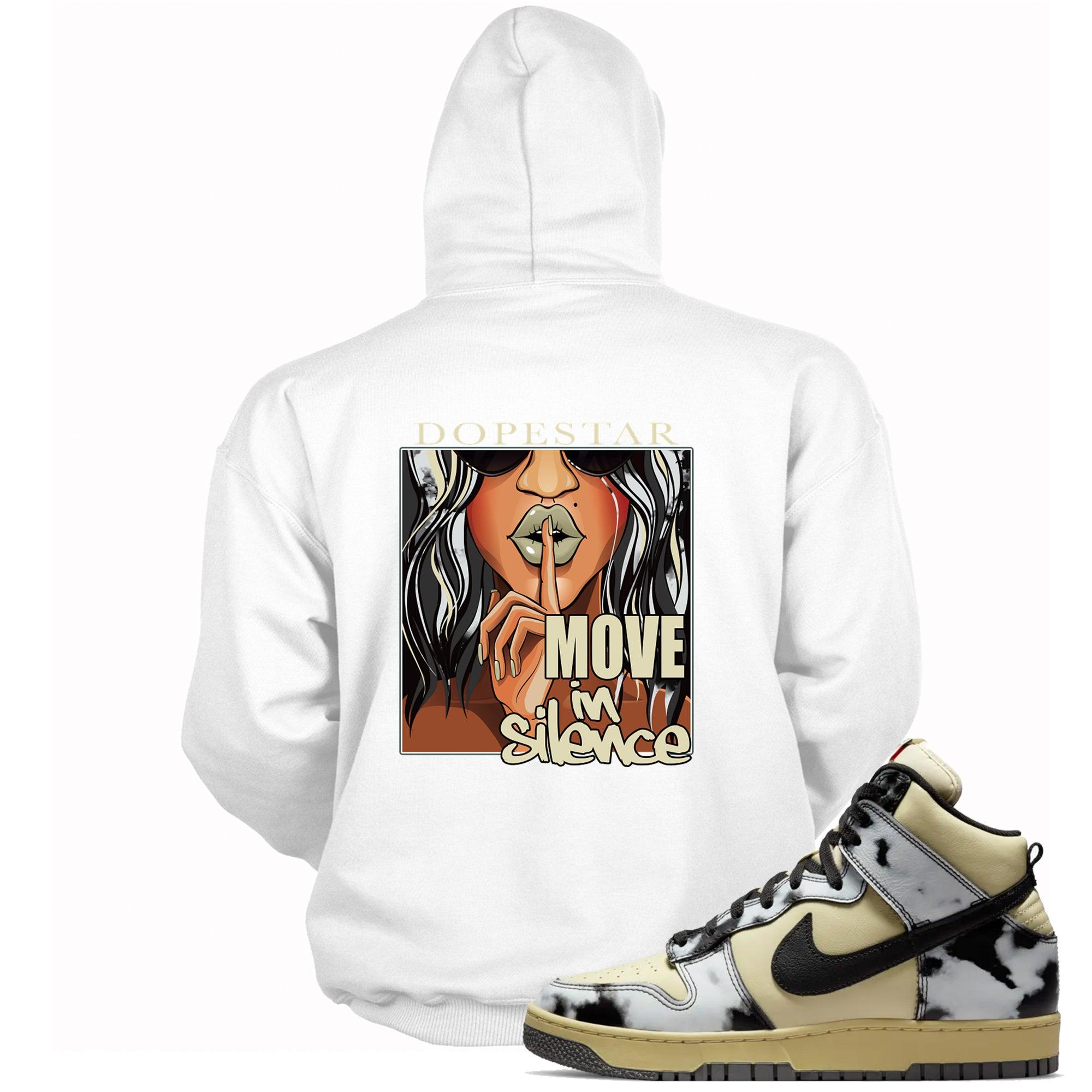 Dunk High 1985 Black Acid Wash Hoodie Move In Silence