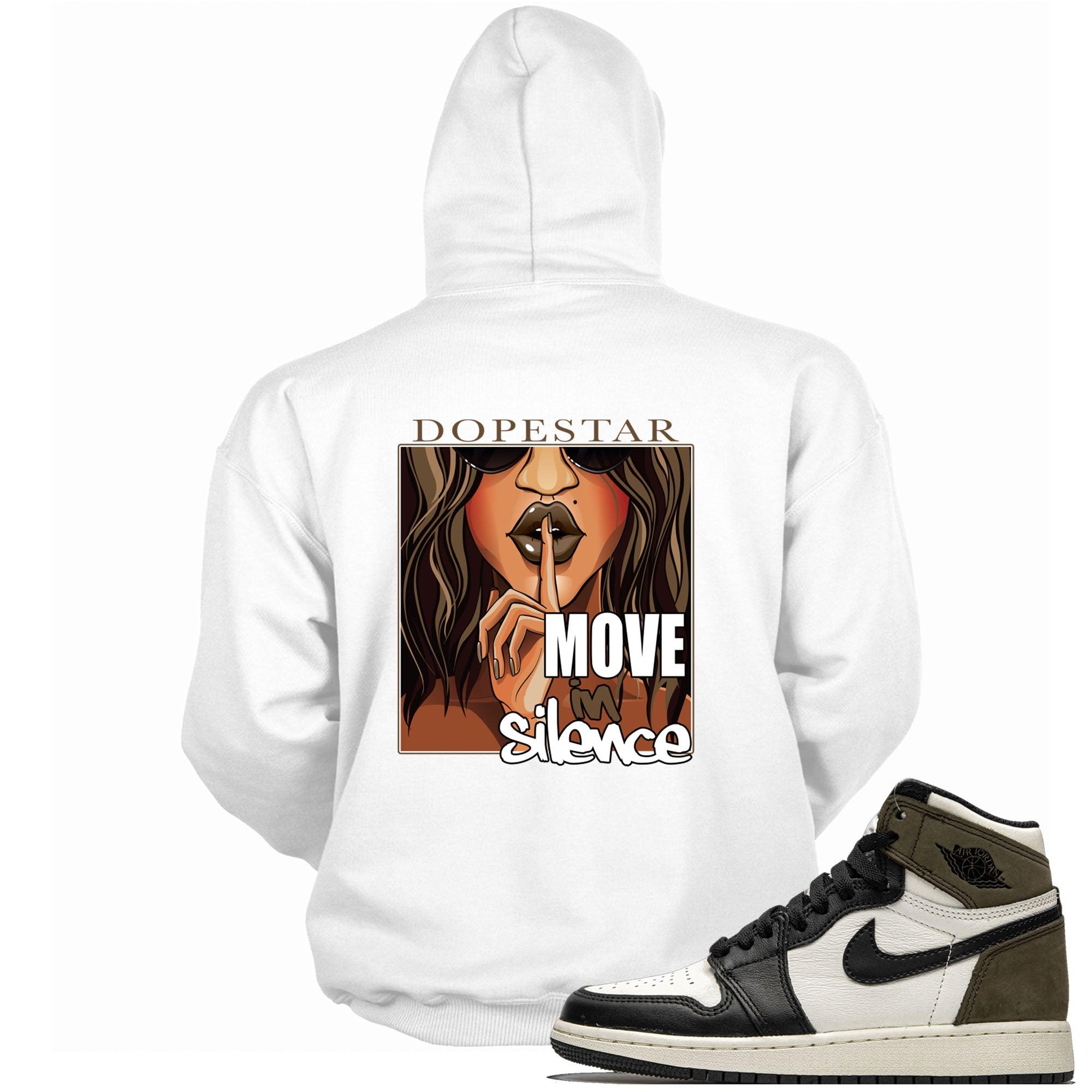 Dark Mocha 1s DopeStar Hoodie Move In Silence