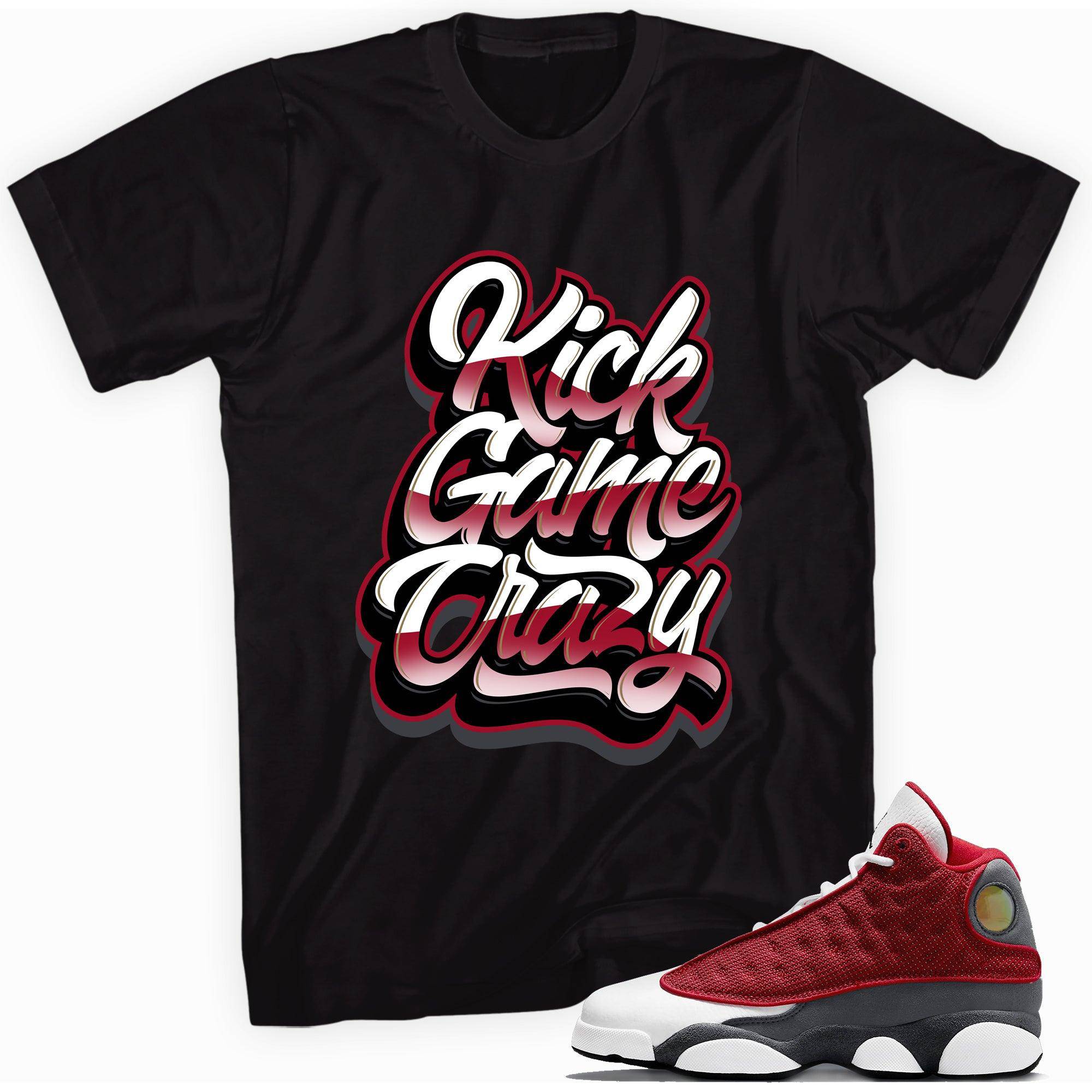 13 Red Flint Shirt Kick Game Crazy