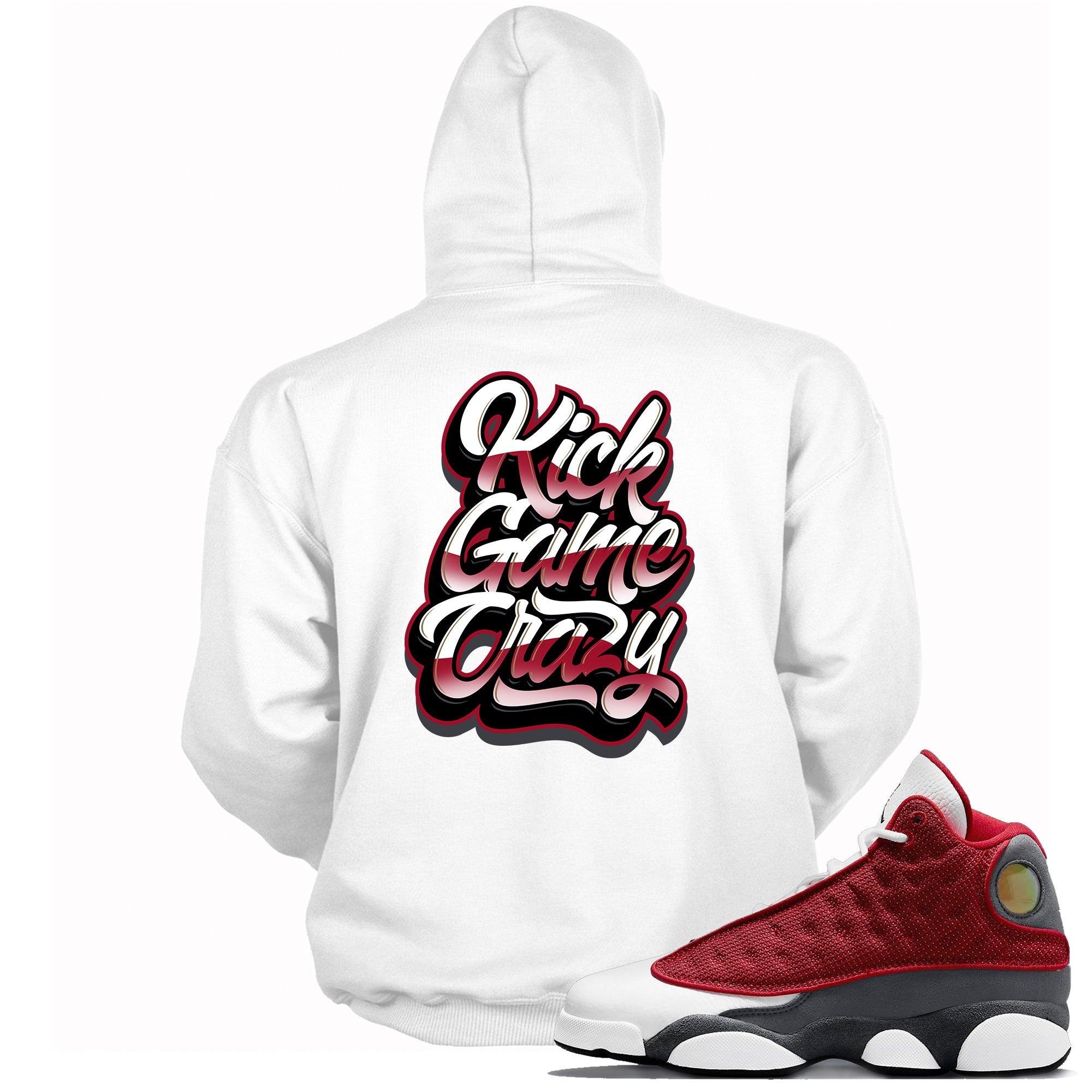 13 Red Flint Hoodie Kick Game Crazy