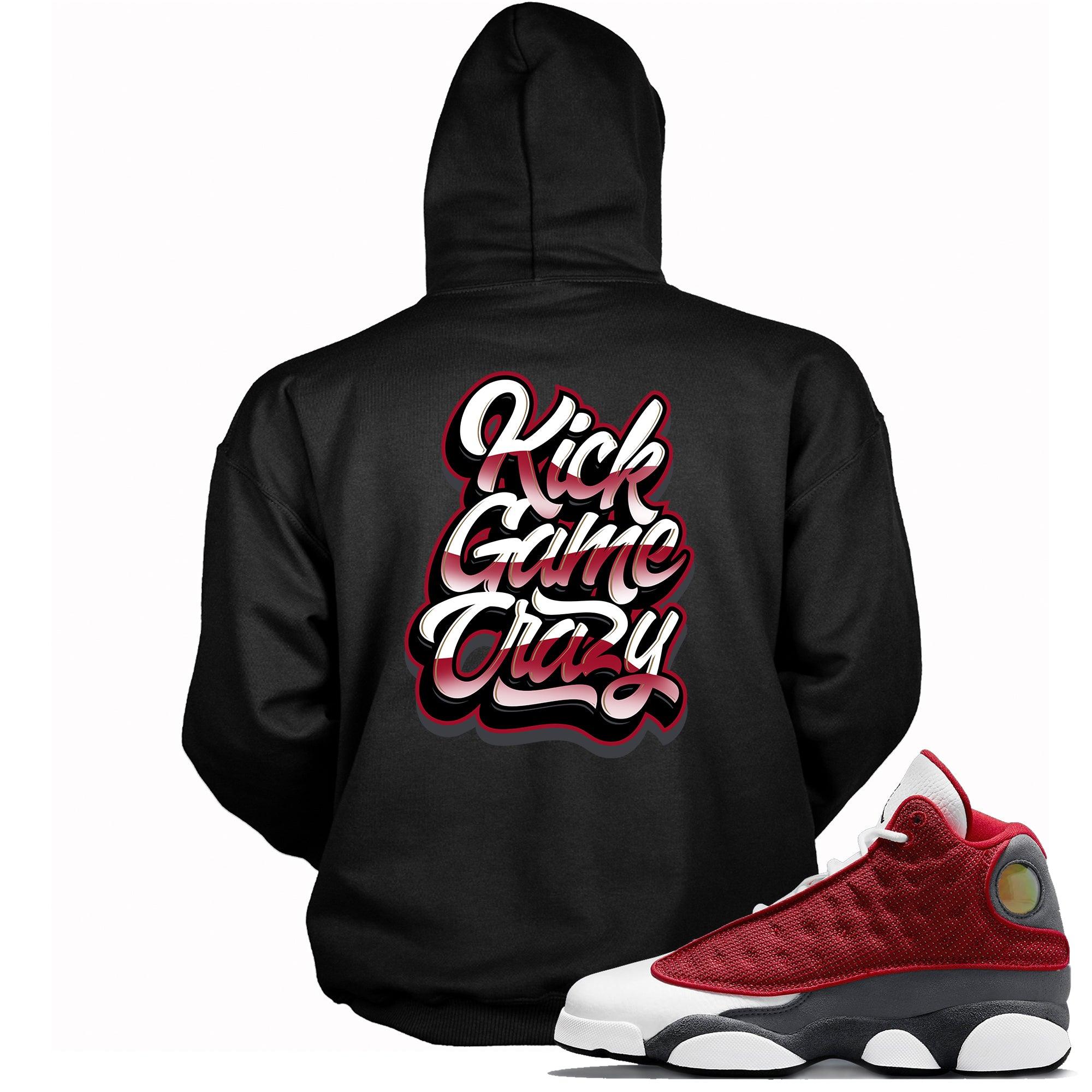 13 Red Flint Hoodie Kick Game Crazy