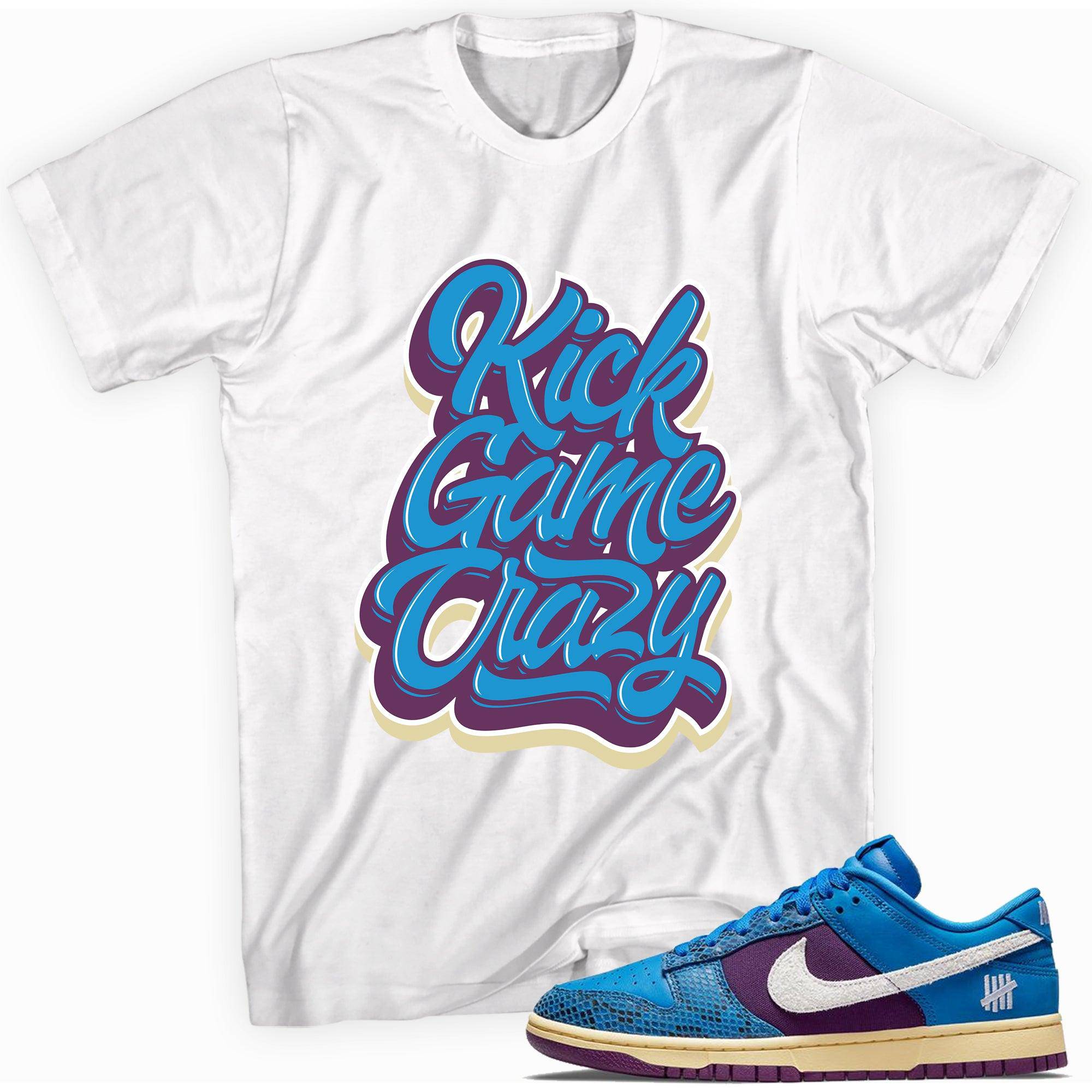 Dunk Low Undefeated 5 On It Dunk vs AF1 Shirt Kick Game Crazy