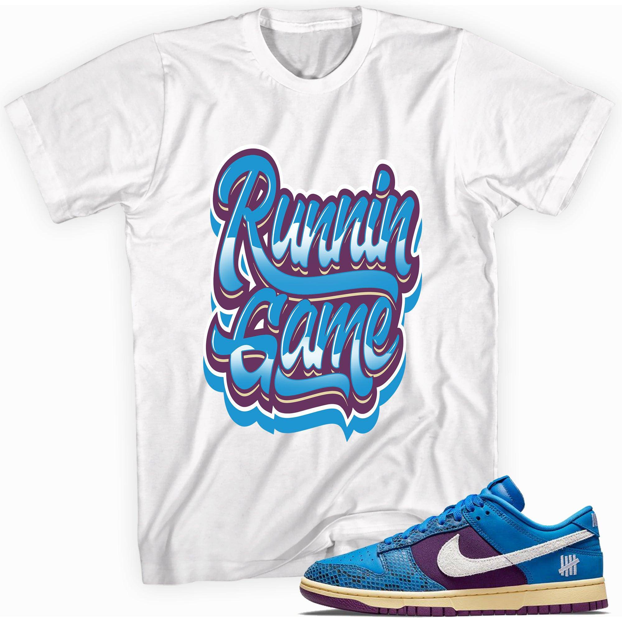 Dunk Low Undefeated 5 On It Dunk vs AF1 Shirt Runnin Game