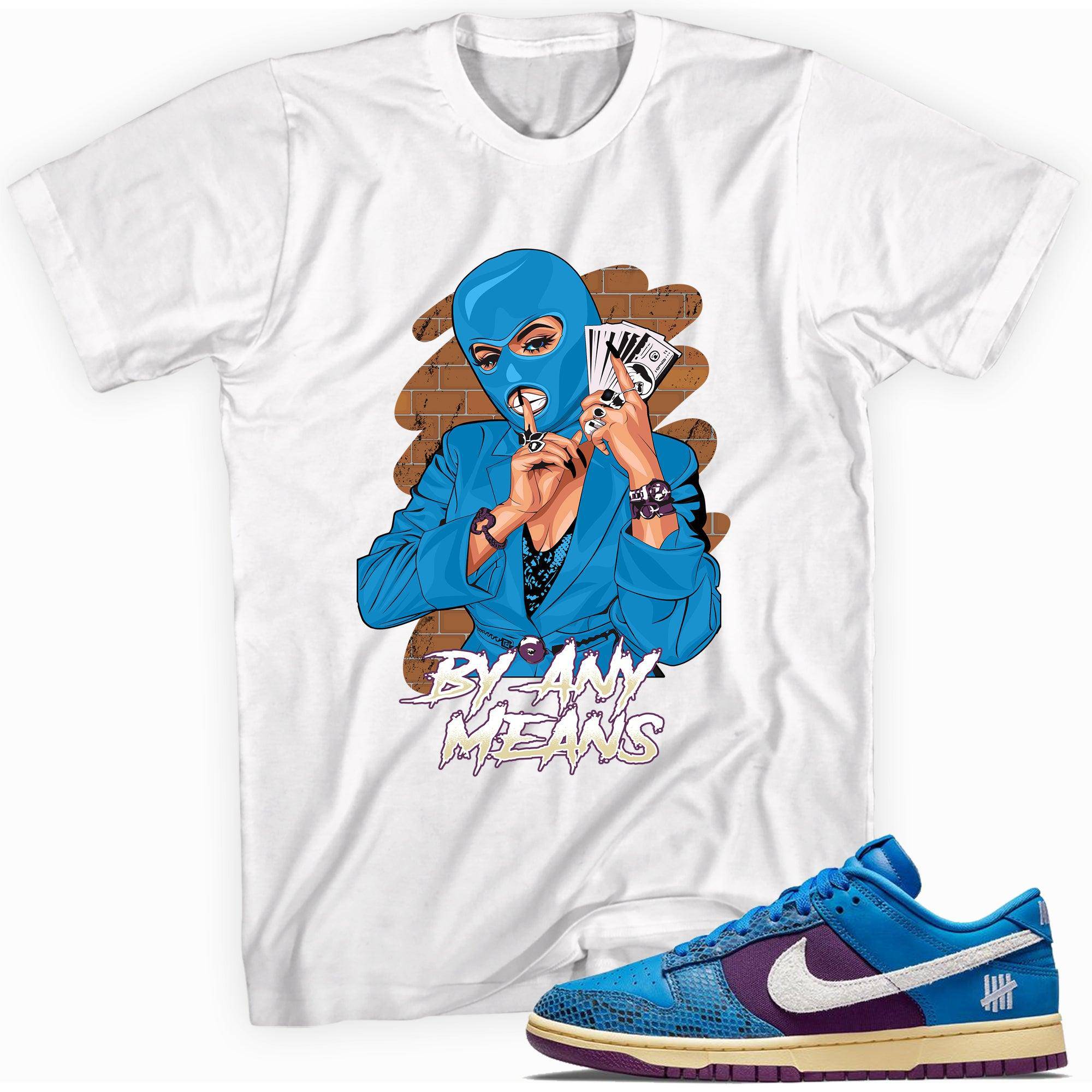 Dunk Low Undefeated 5 On It Dunk vs AF1 Shirt By Any Means