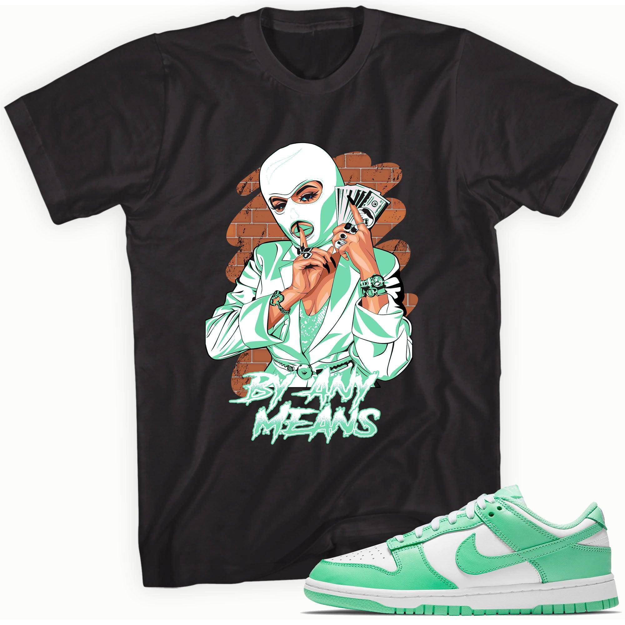 Dunk Low Green Glow Shirt By Any Means