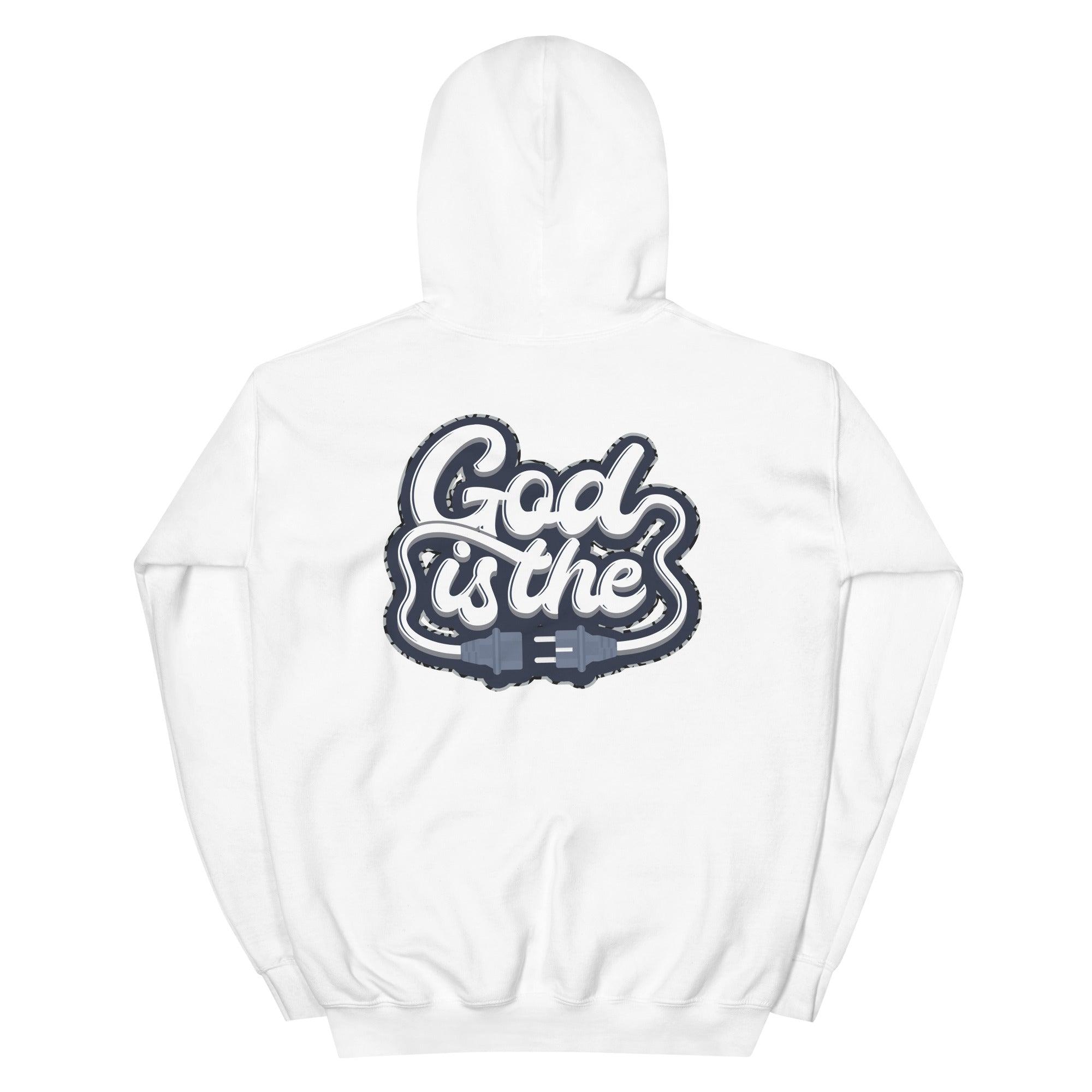 3 Midnight Navy Hoodie God Is