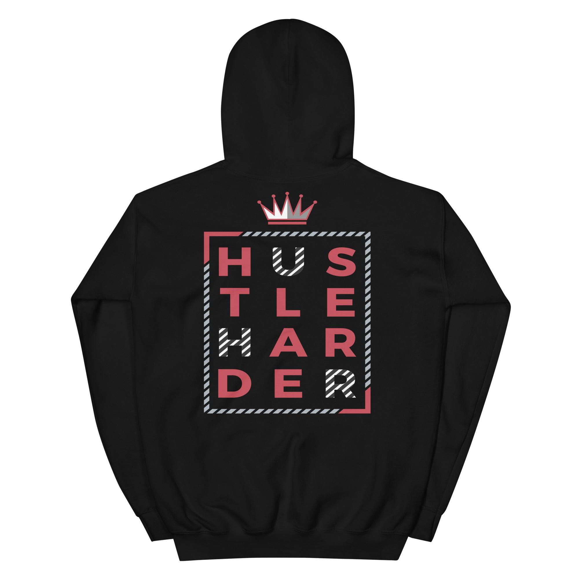 5 Raging Bull Red 2021 Hoodie Hustle Harder