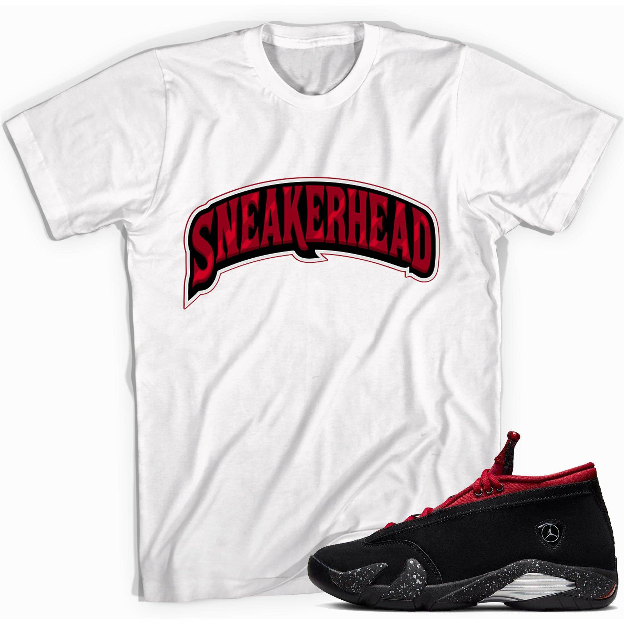 14 Retro Low Red Lipstick Womens Shirt - Sneakerhead