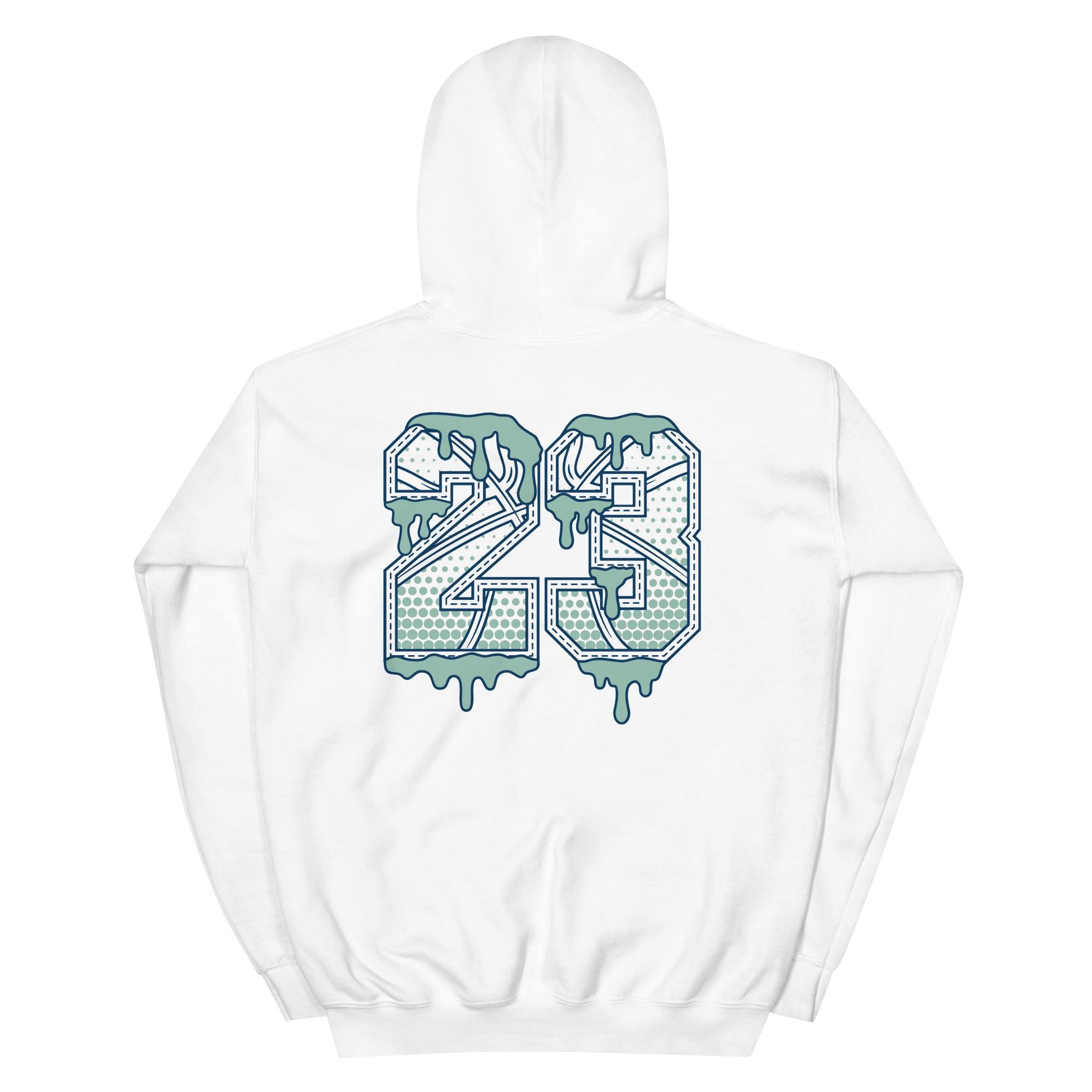 1 Mid Mystic Navy Mint Foam Hoodie 23 Ball