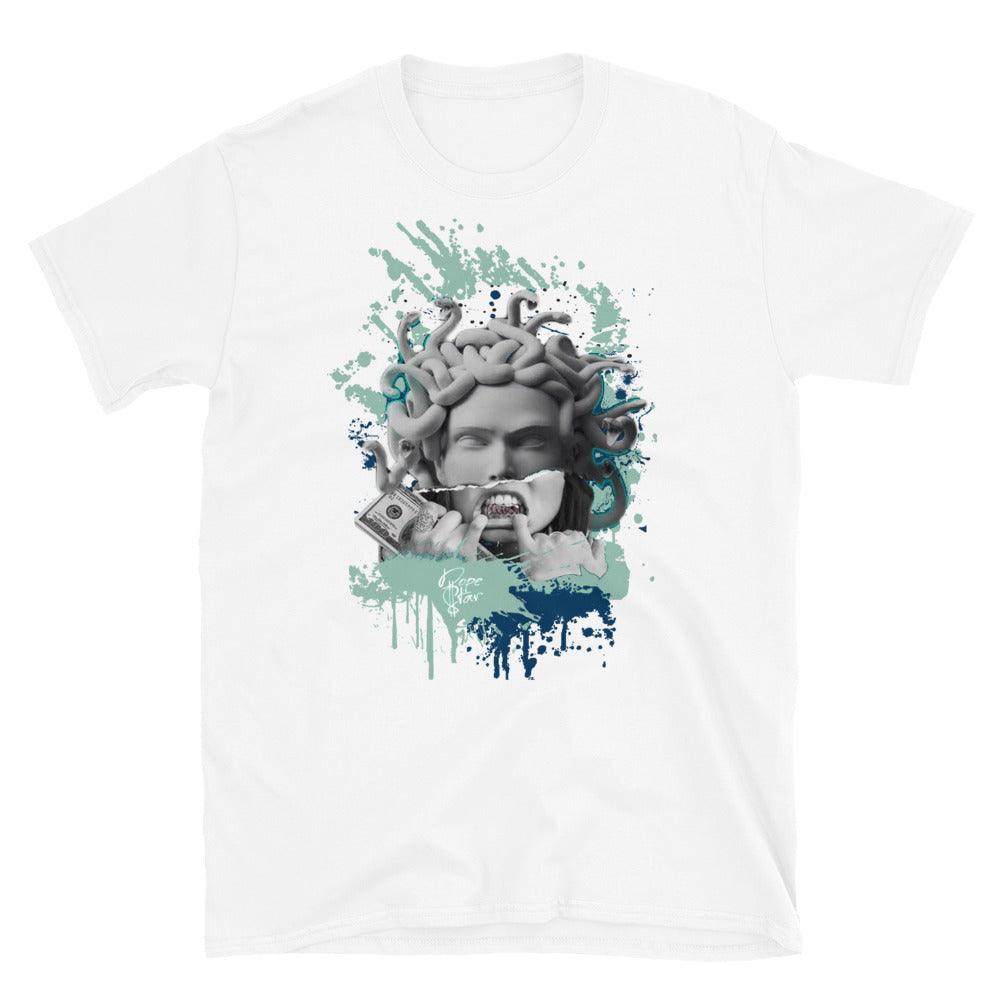 1 Mid Mystic Navy Mint Foam Shirt Medusa