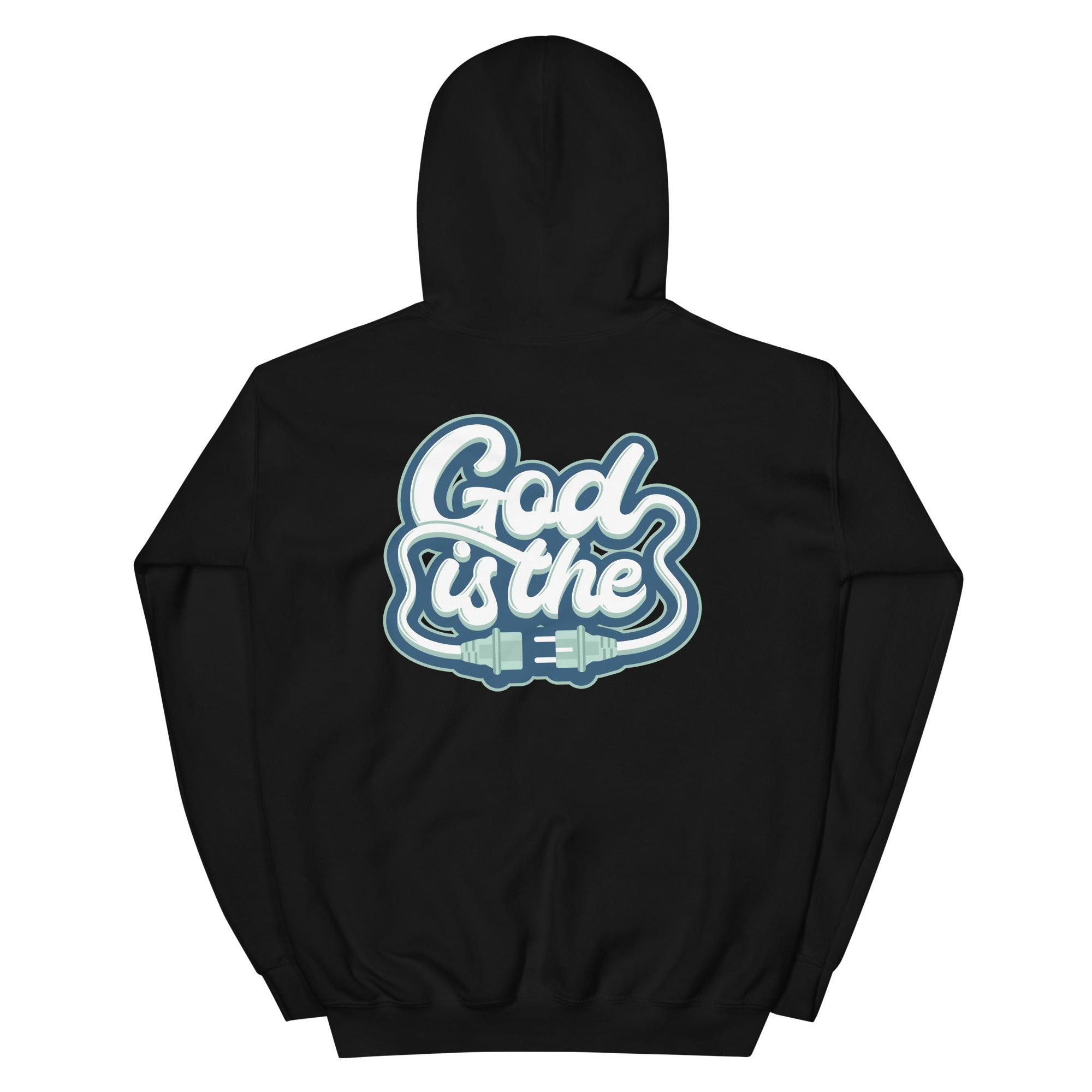 1 Mid Mystic Navy Mint Foam Hoodie God Is