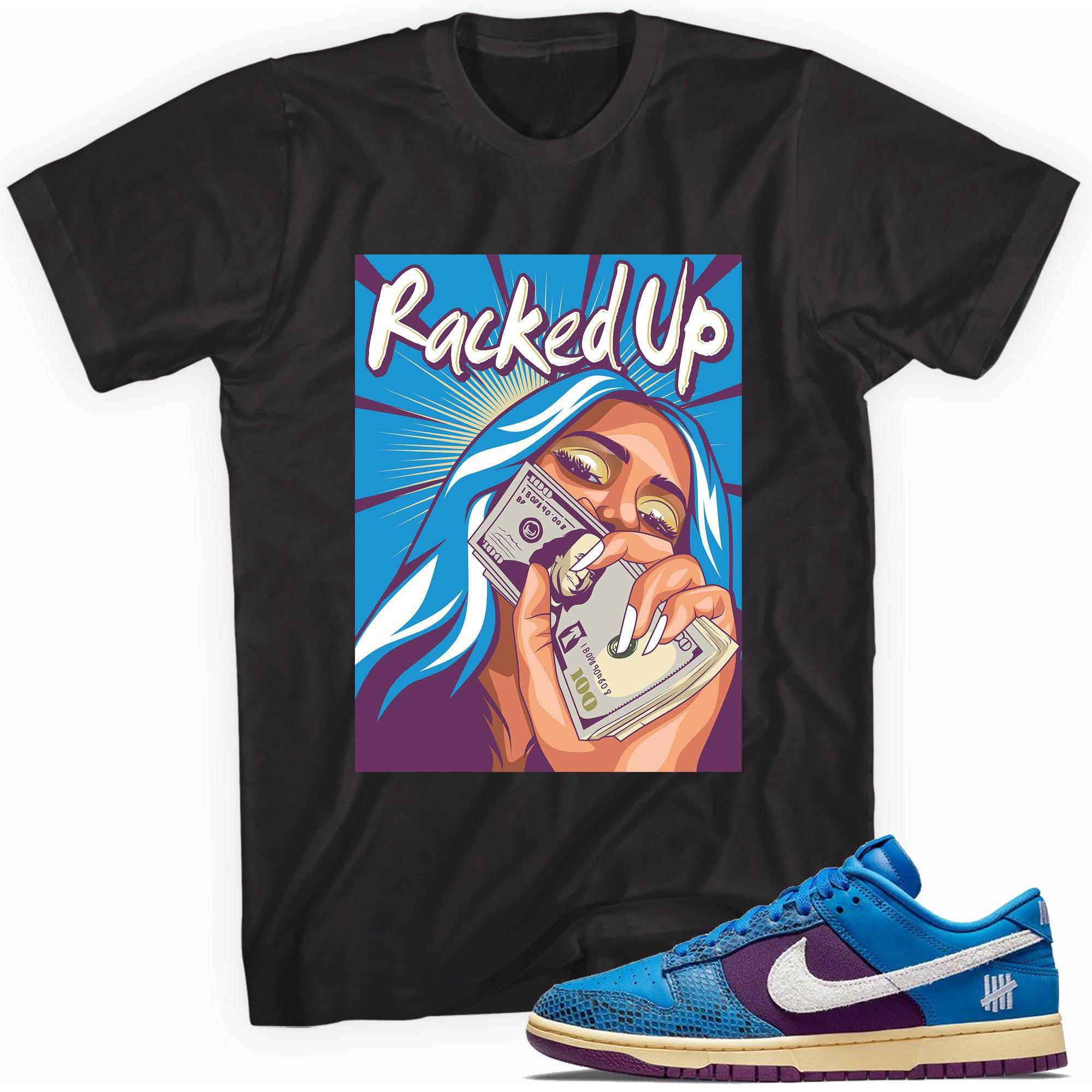 Dunk Low Undefeated 5 On It Dunk vs AF1 Shirt Racked Up