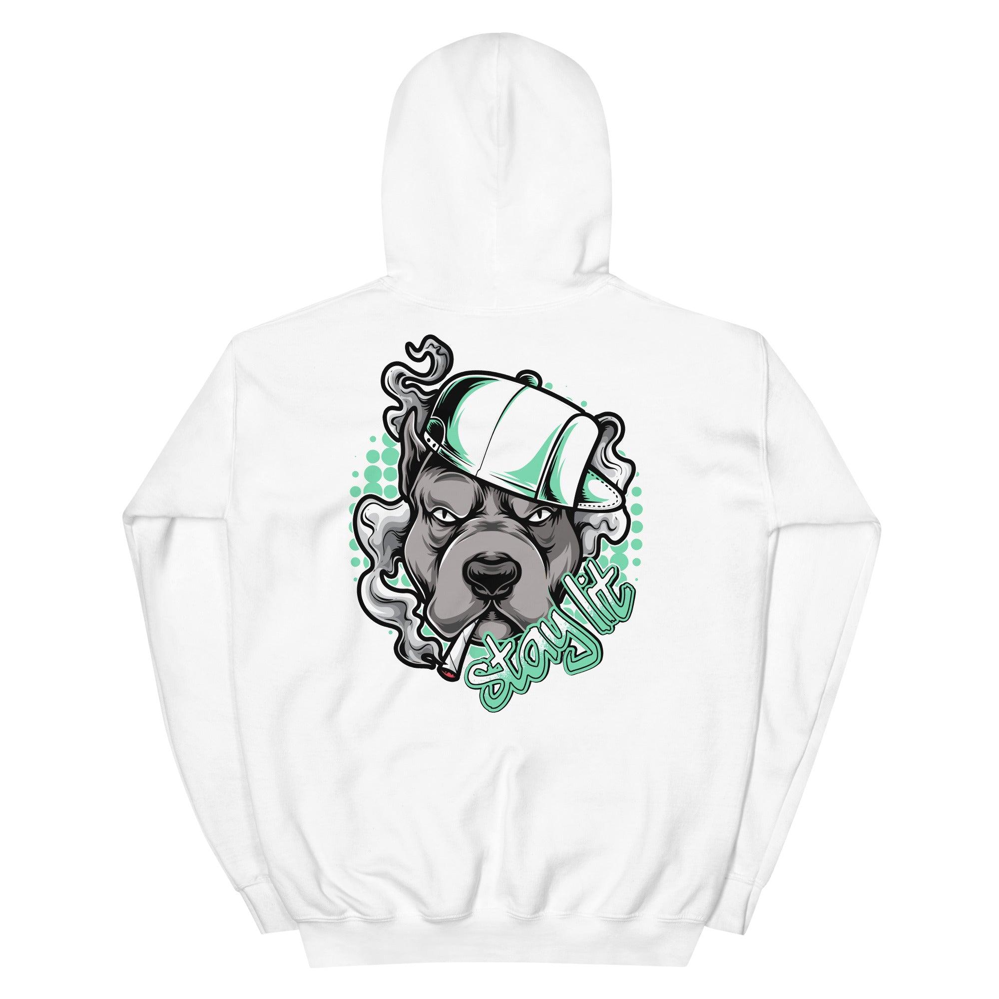 Dunk Low Green Glow Hoodie Stay Lit