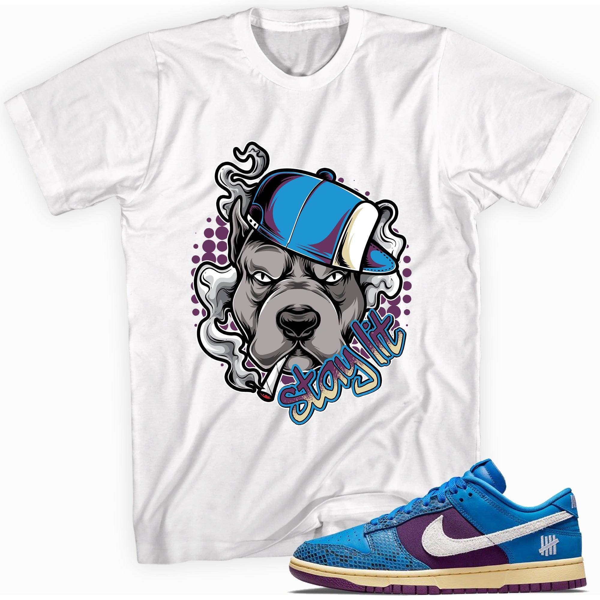 Dunk Low Undefeated 5 On It Dunk vs AF1 Shirt Stay Lit