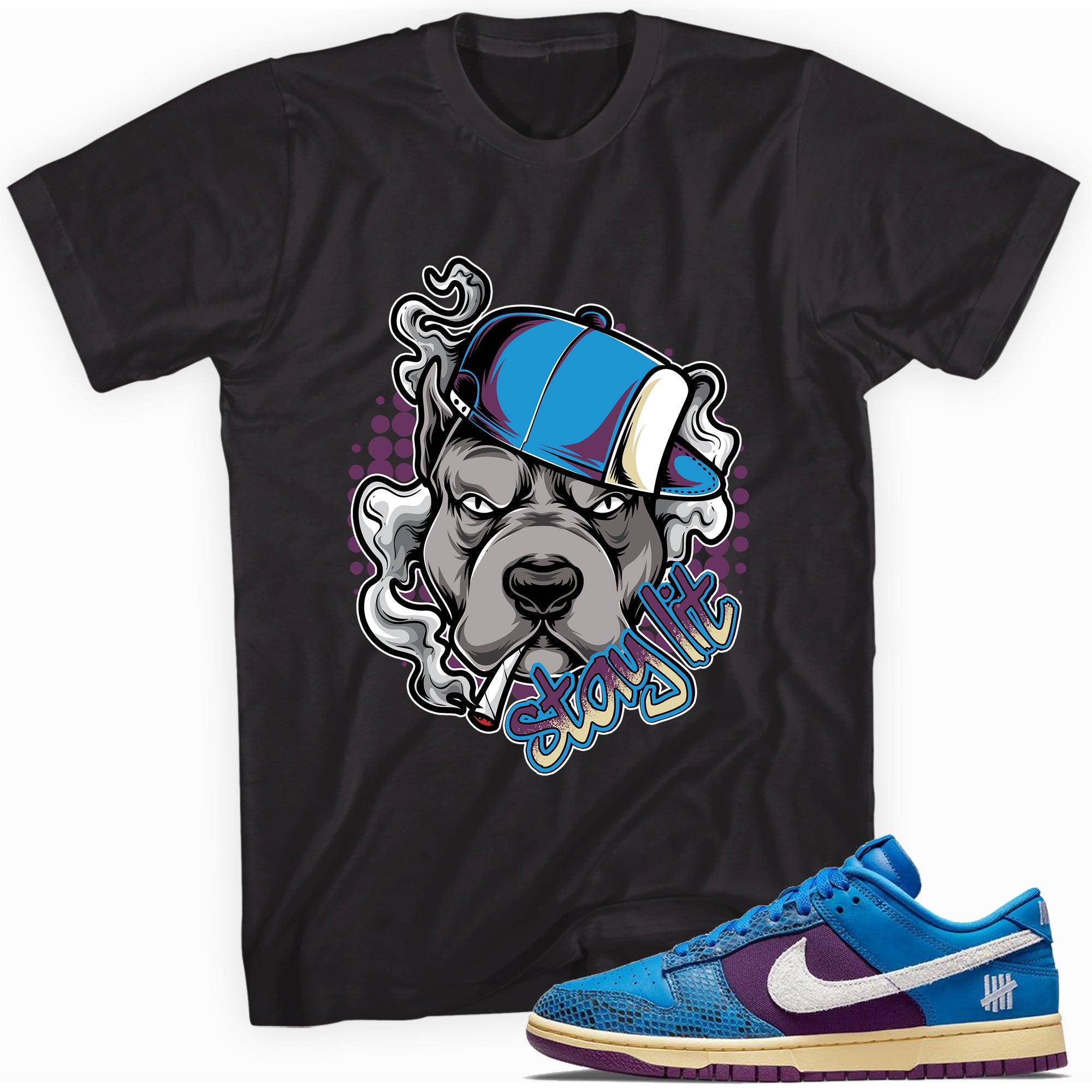 Dunk Low Undefeated 5 On It Dunk vs AF1 Shirt Stay Lit