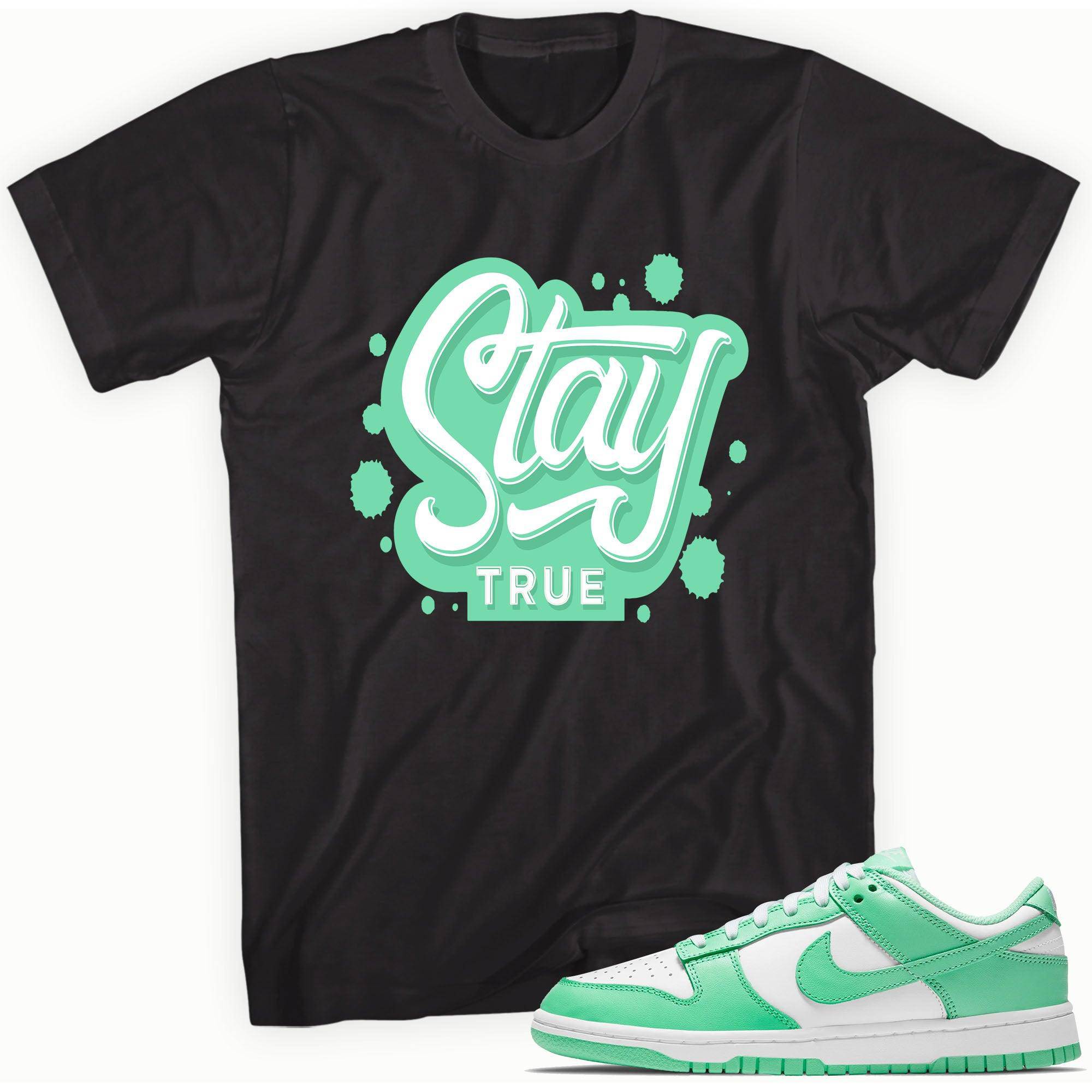 Dunk Low Green Glow Shirt Stay True