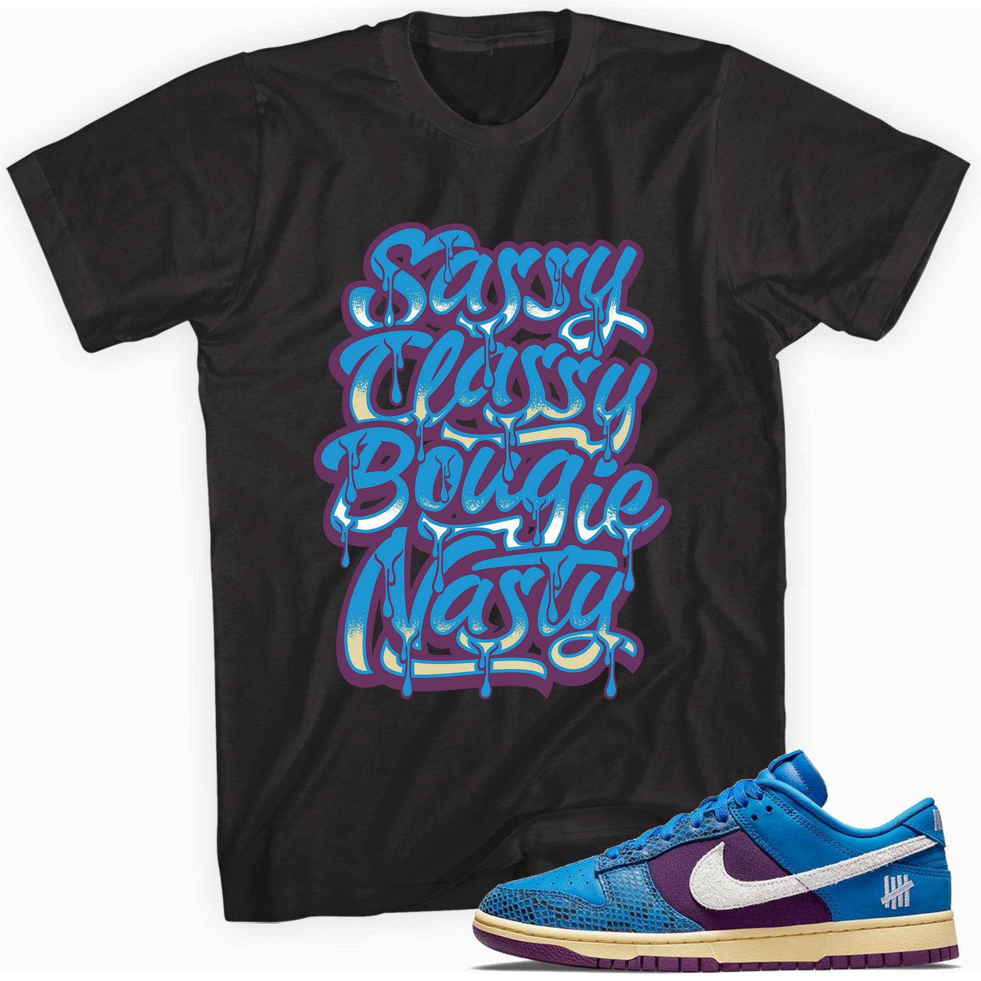 Dunk Low Undefeated 5 On It Dunk vs AF1 Shirt Sassy Classy