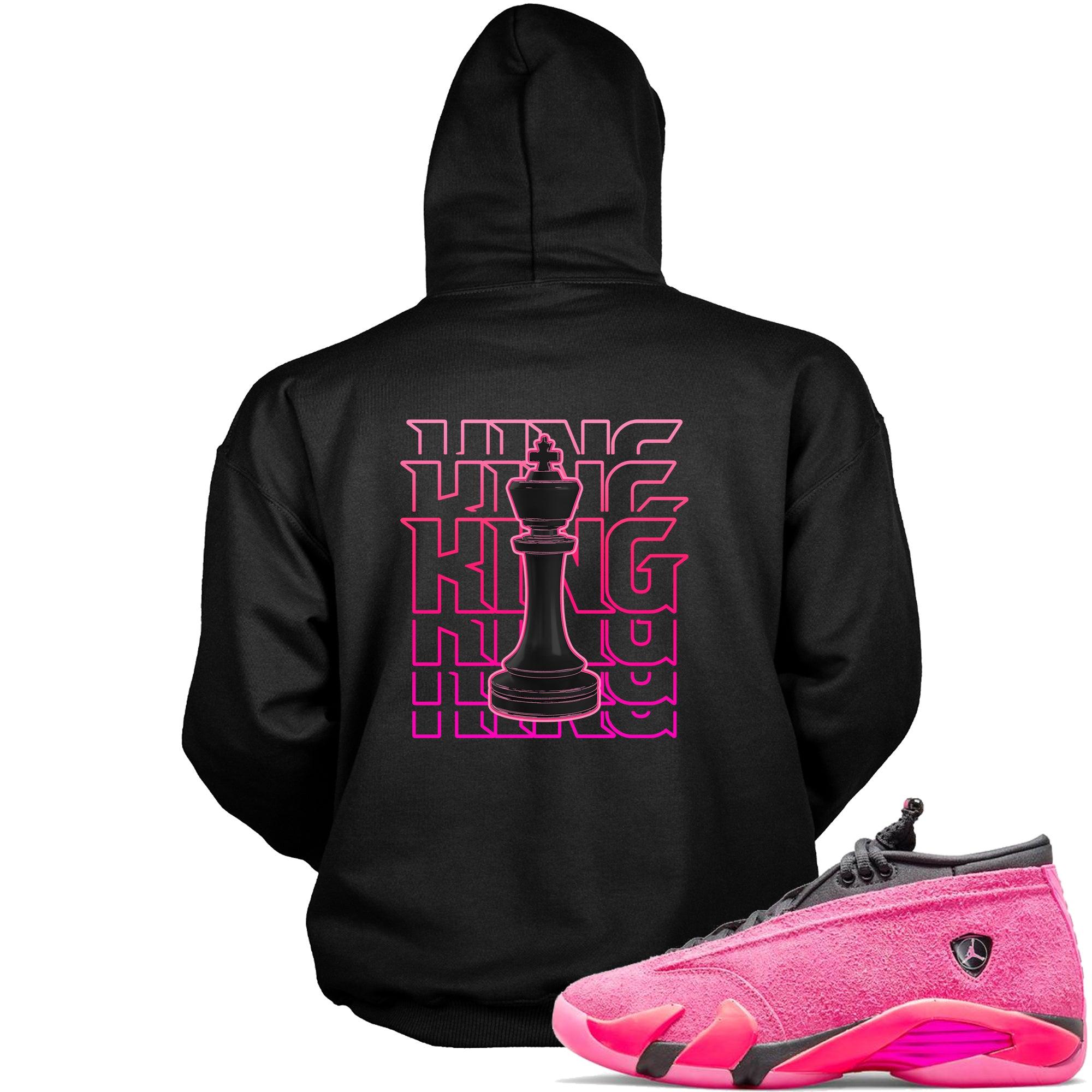 14s Low Shocking Pink Hoodie King