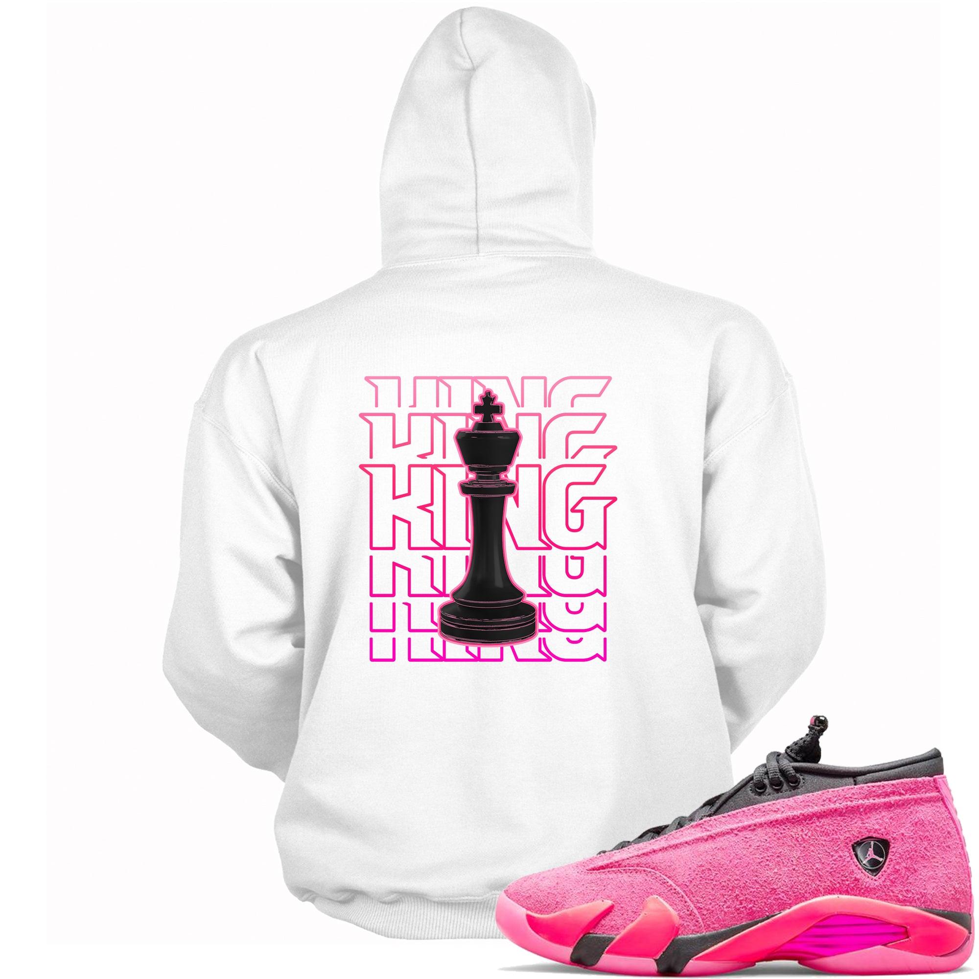 14s Low Shocking Pink Hoodie King