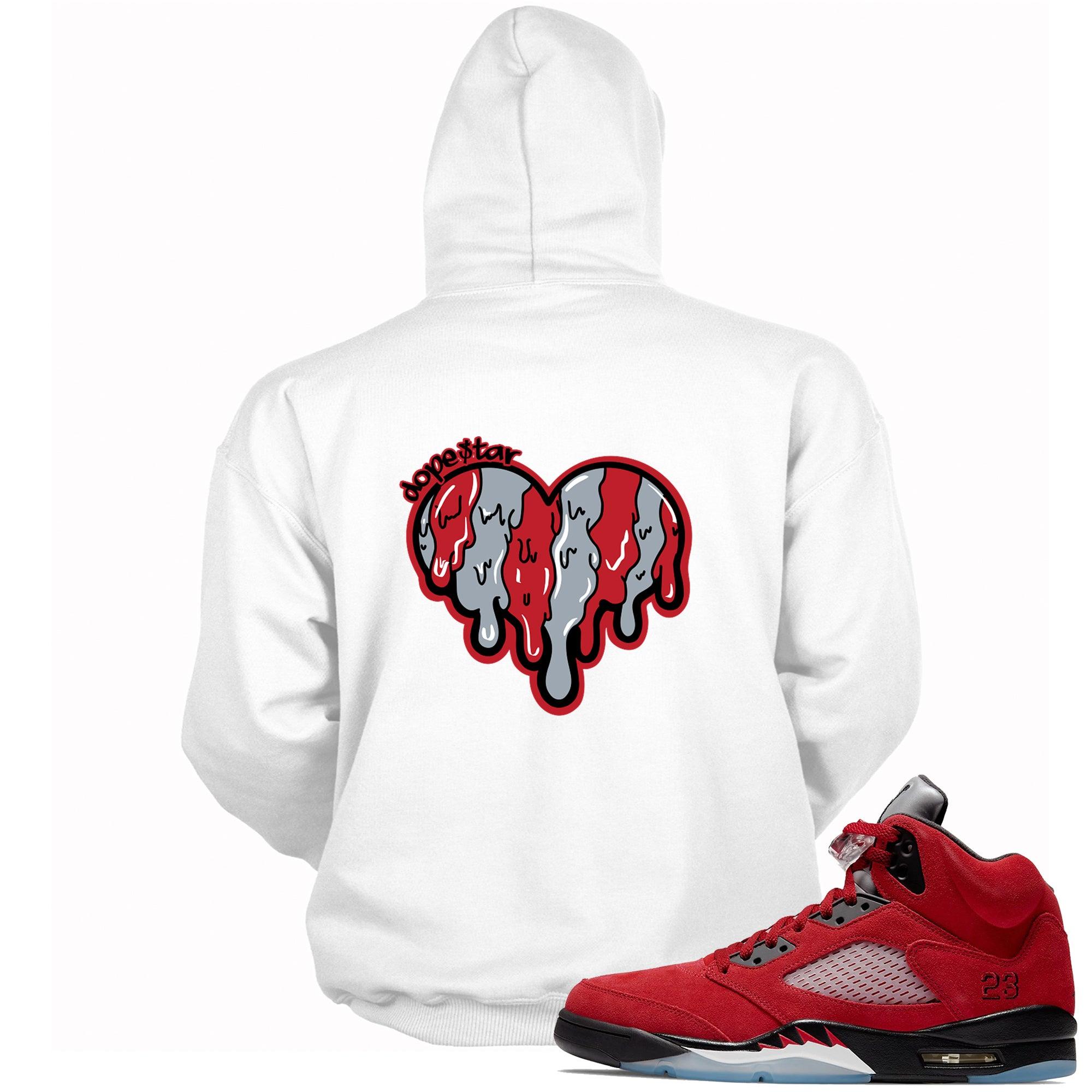 5 Raging Bull Red 2021 Hoodie Melting Heart