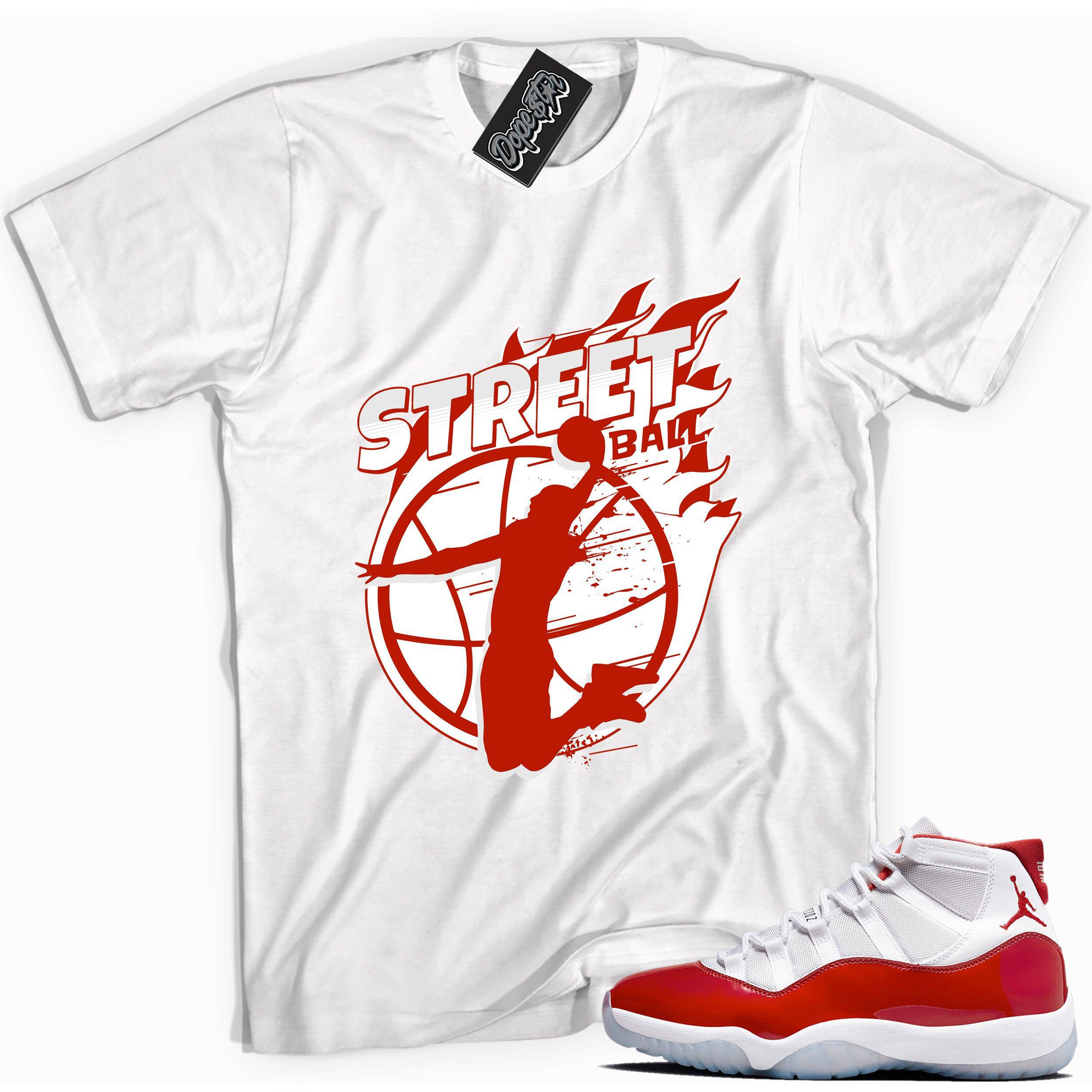 Cherry 11s DopeStar Shirt Street Ball