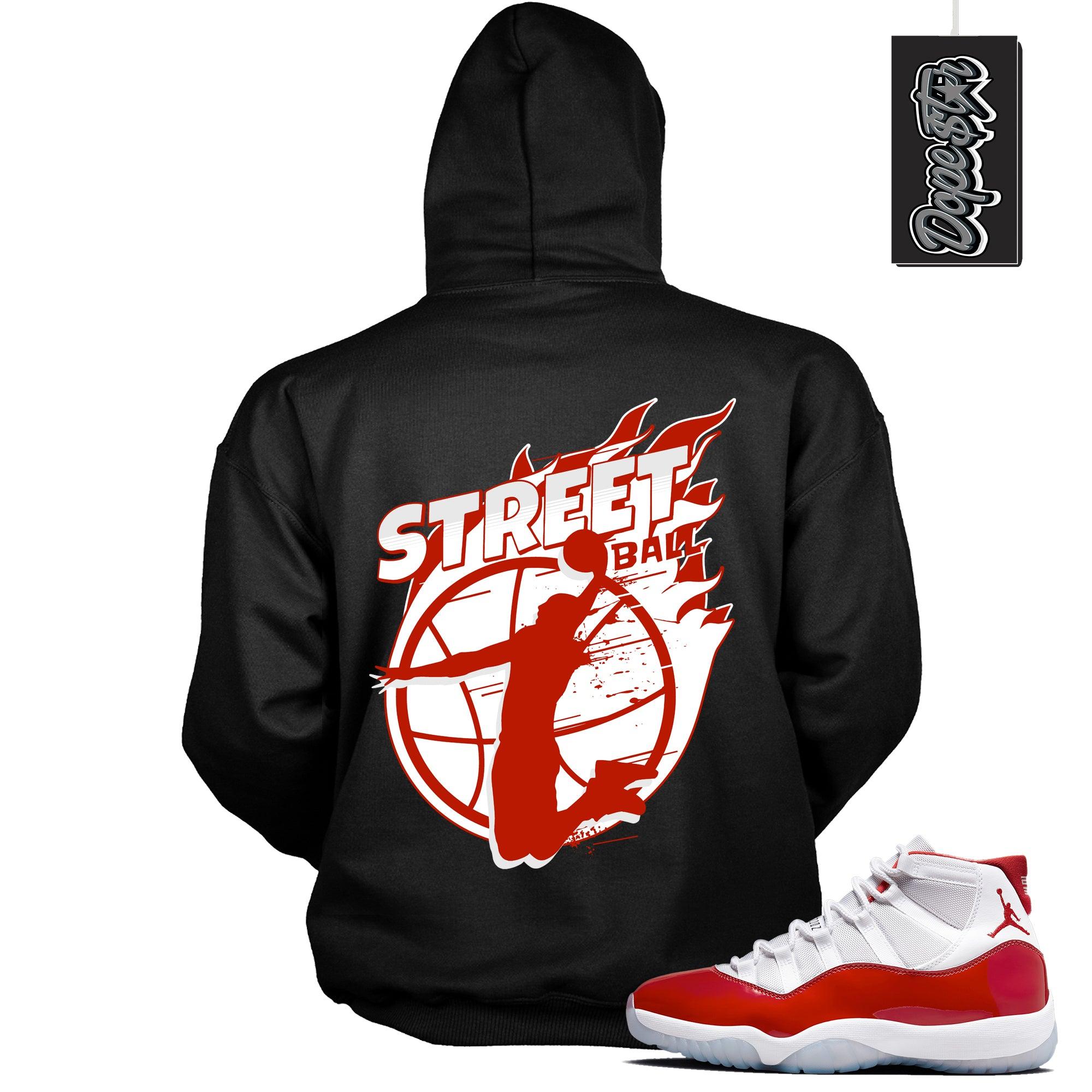 Cherry 11s DopeStar Hoodie Street Ball