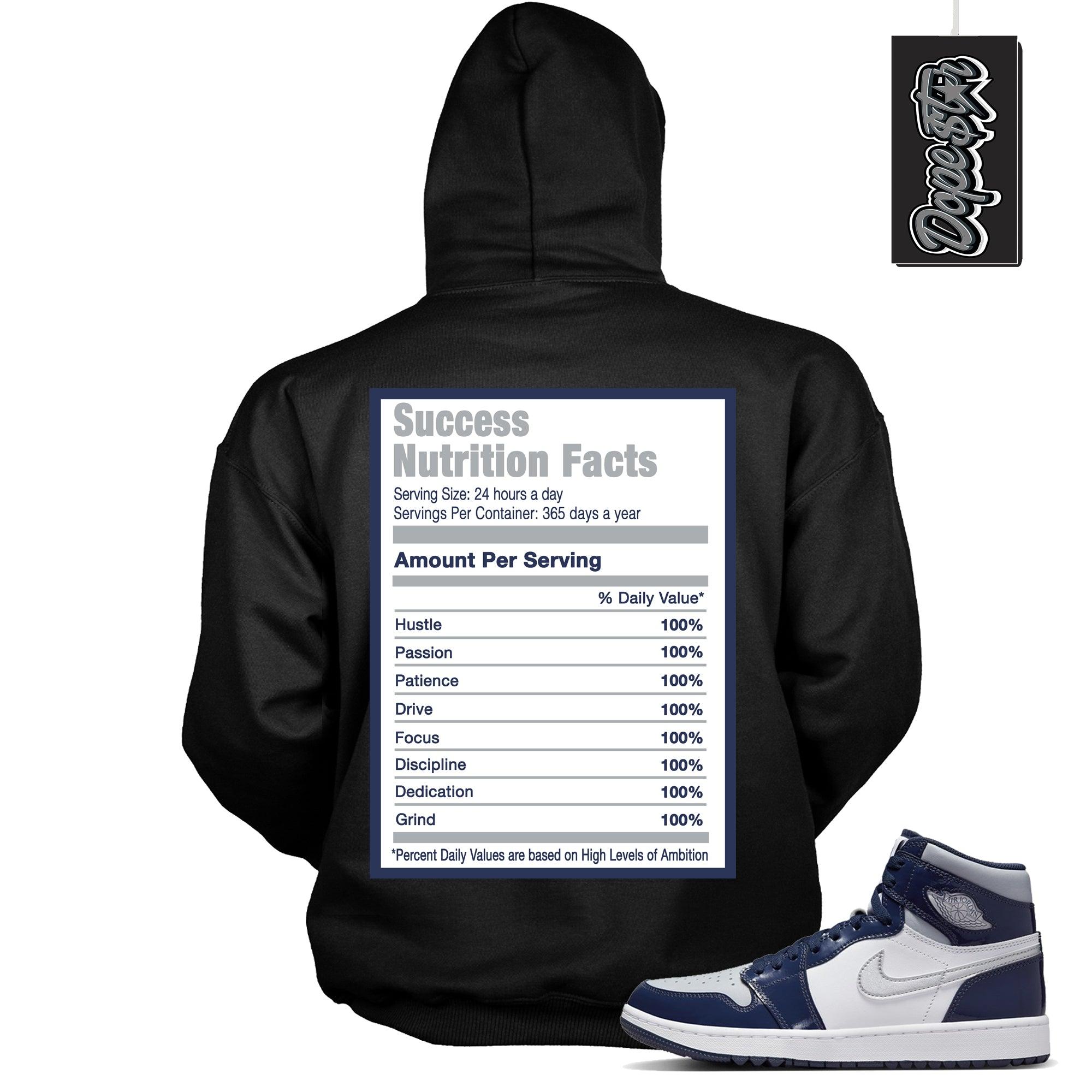 Golf Patent Midnight Navy 1s DopeStar Hoodie Success Nutrition