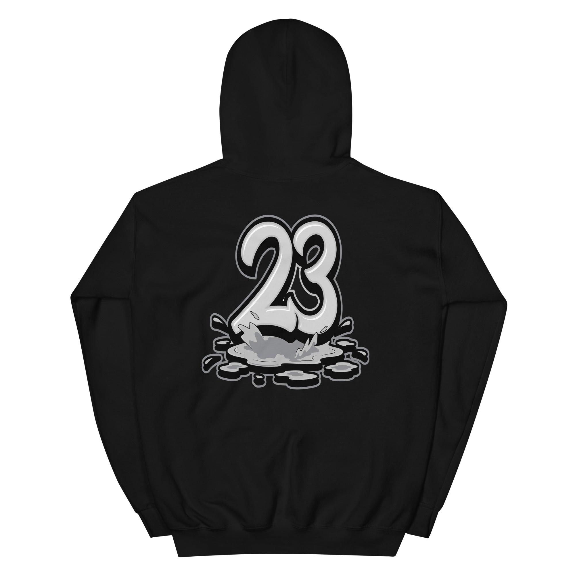 4 SE Black Canvas Hoodie 23 Melting