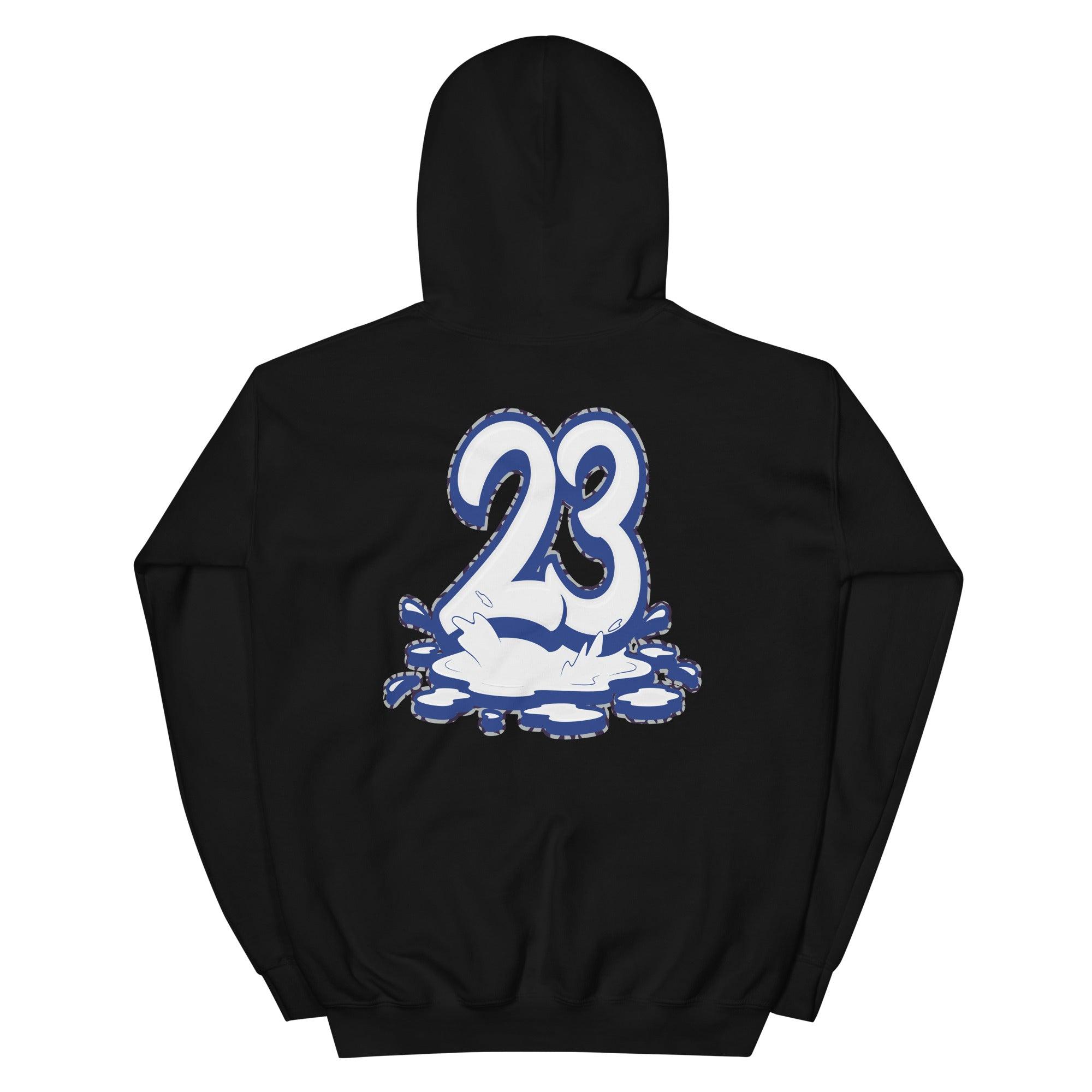 3 Racer Blue Hoodie 23 Melting