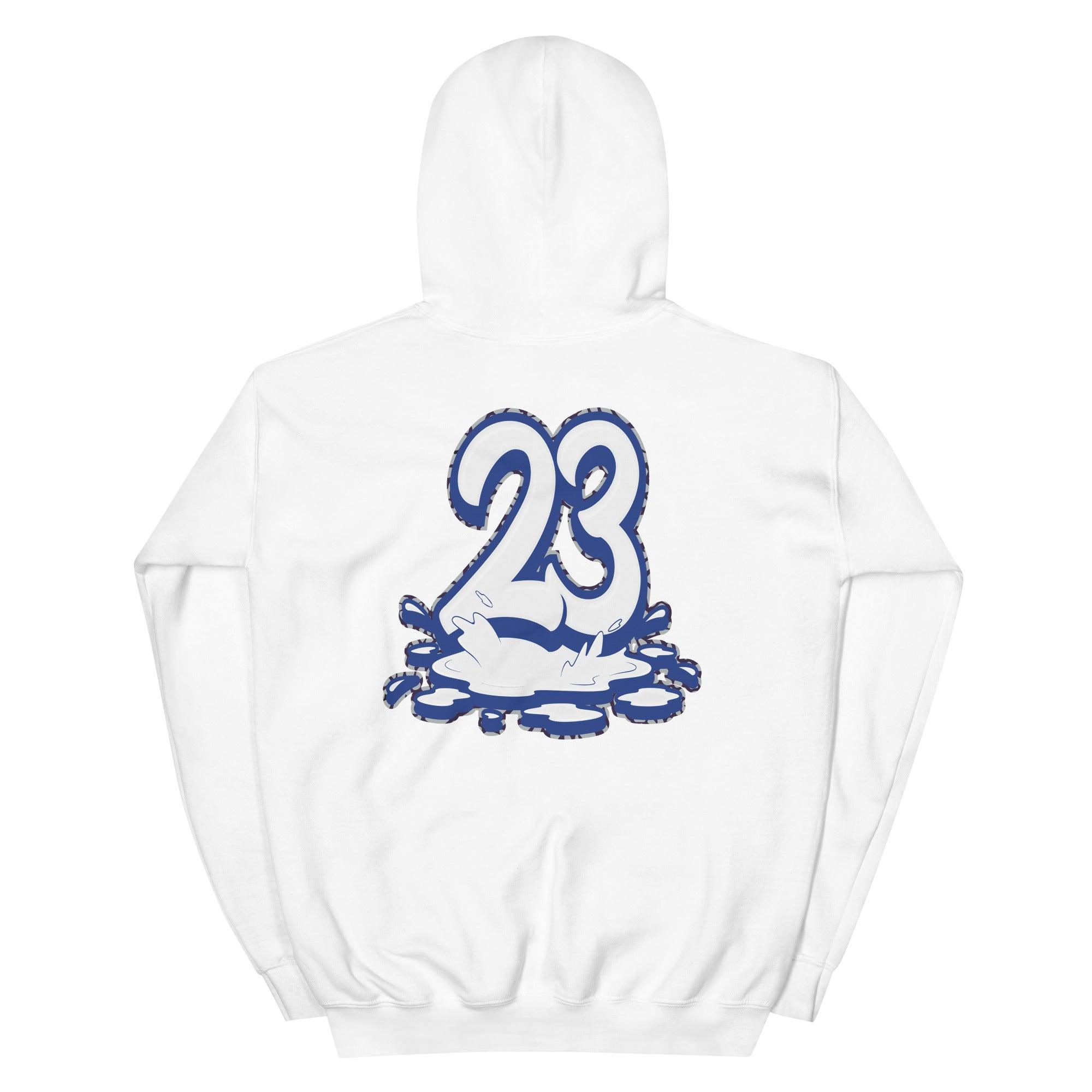 3 Racer Blue Hoodie 23 Melting