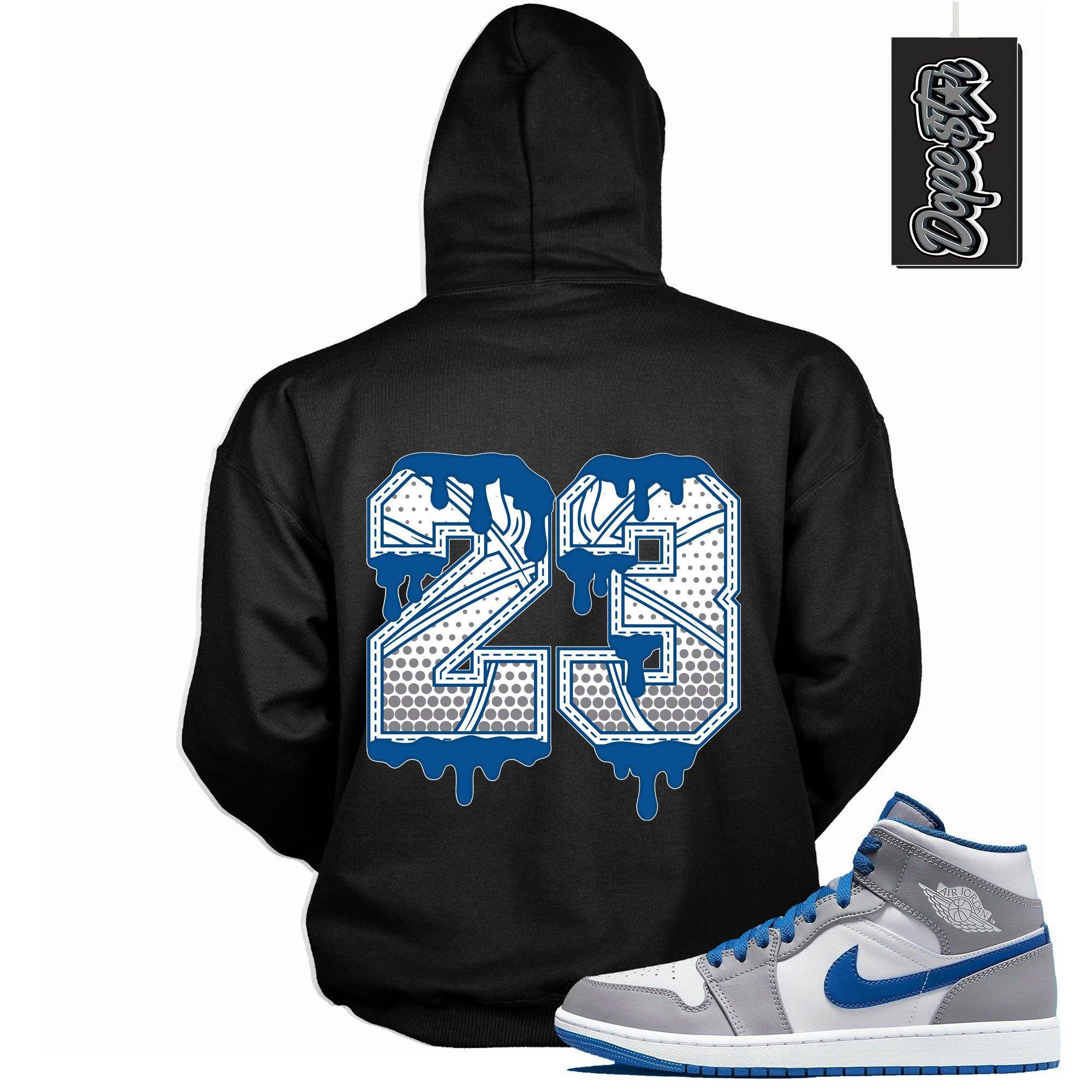 1 Mid True Blue Shirt Black Hoodie 23 Ball