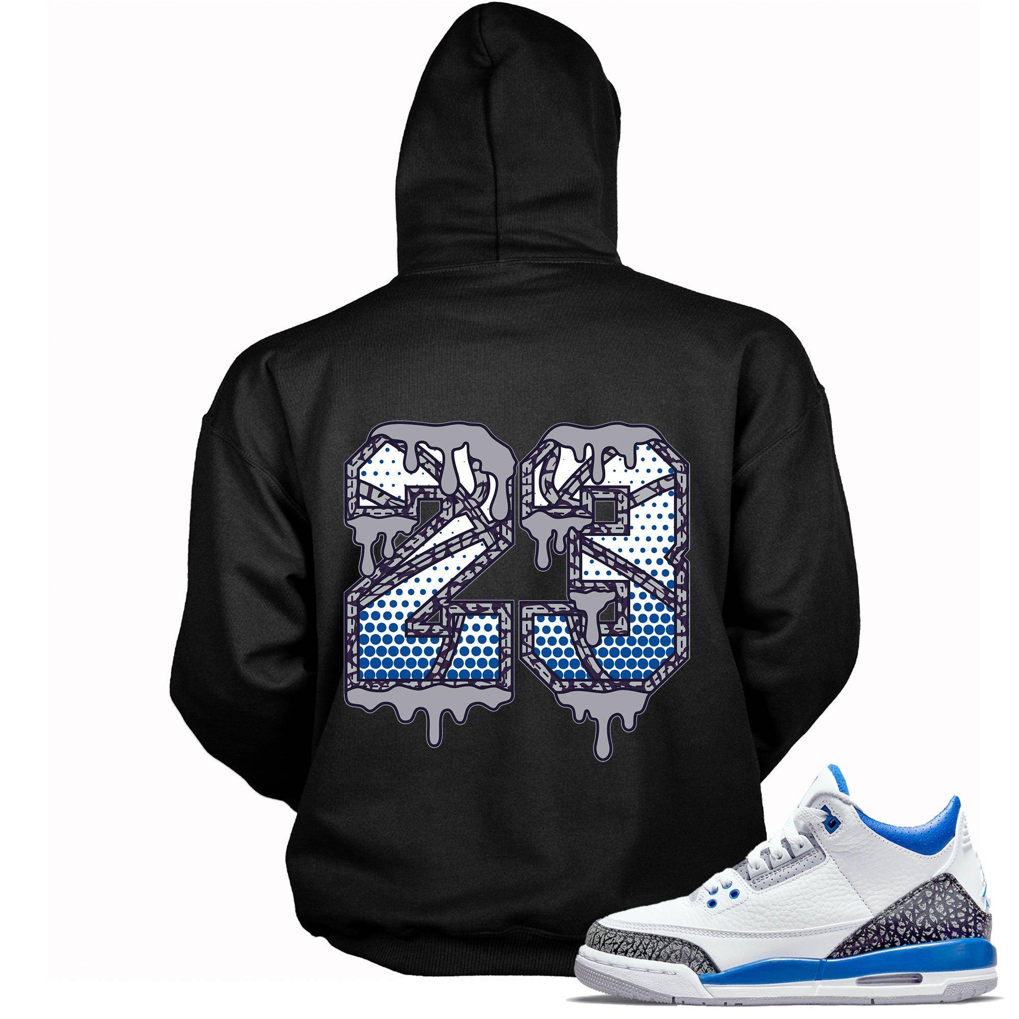 3 Racer Blue Hoodie 23 Ball