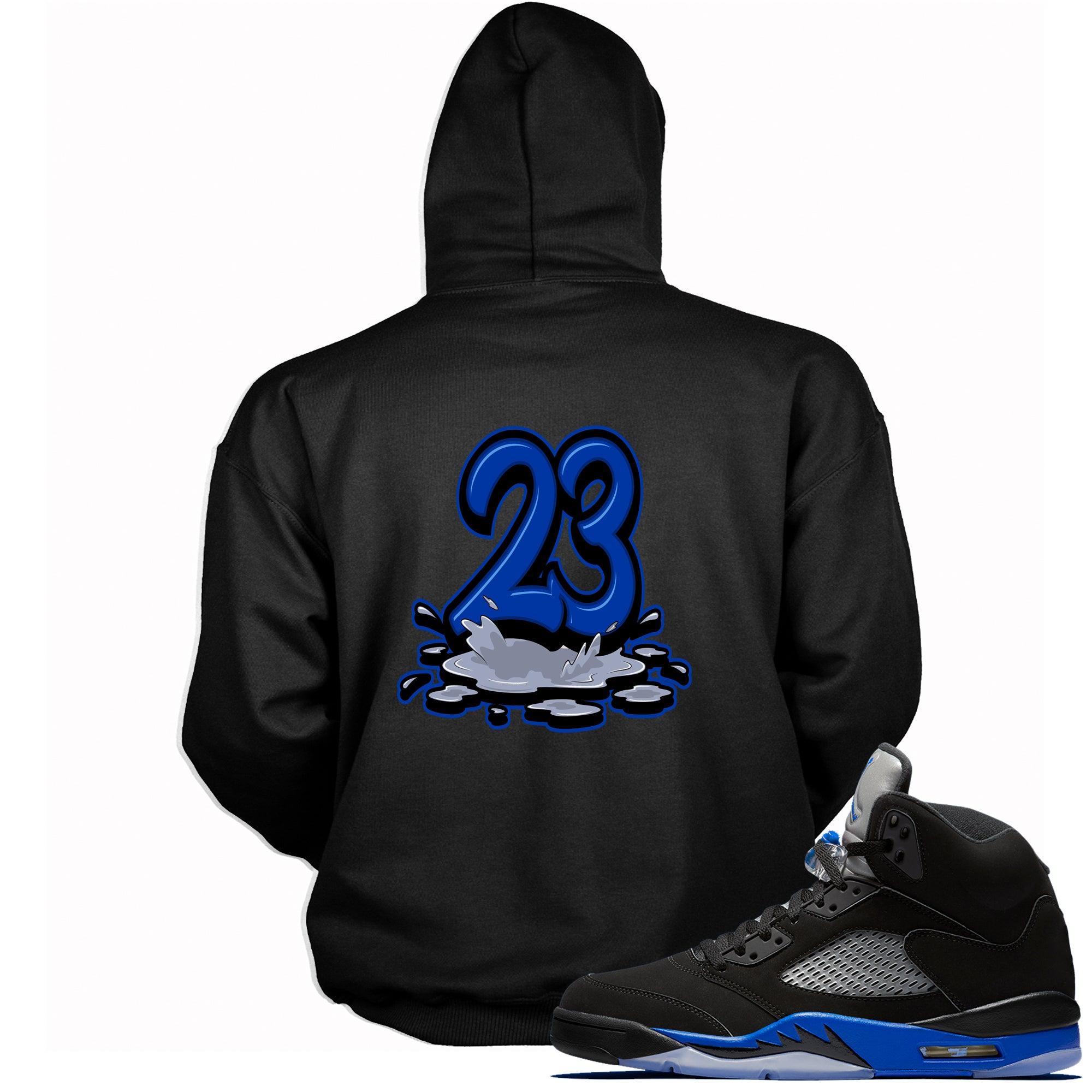 5 Racer Blue Hoodie 23 Melting