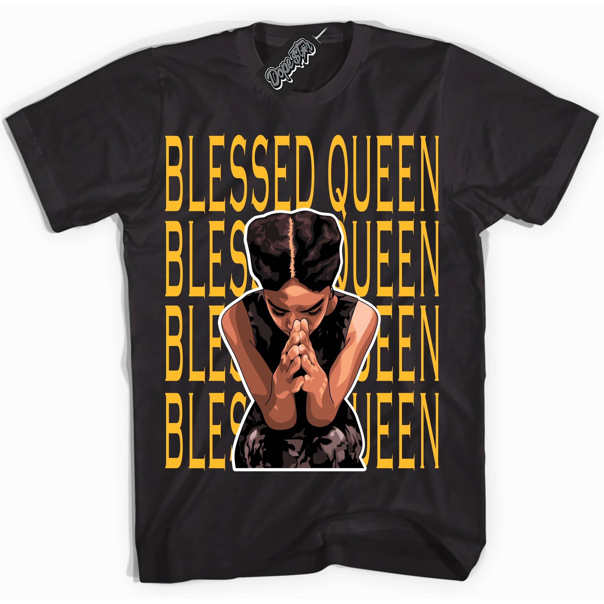 White University Gold DopeStar Shirt Blessed Queen Graphic