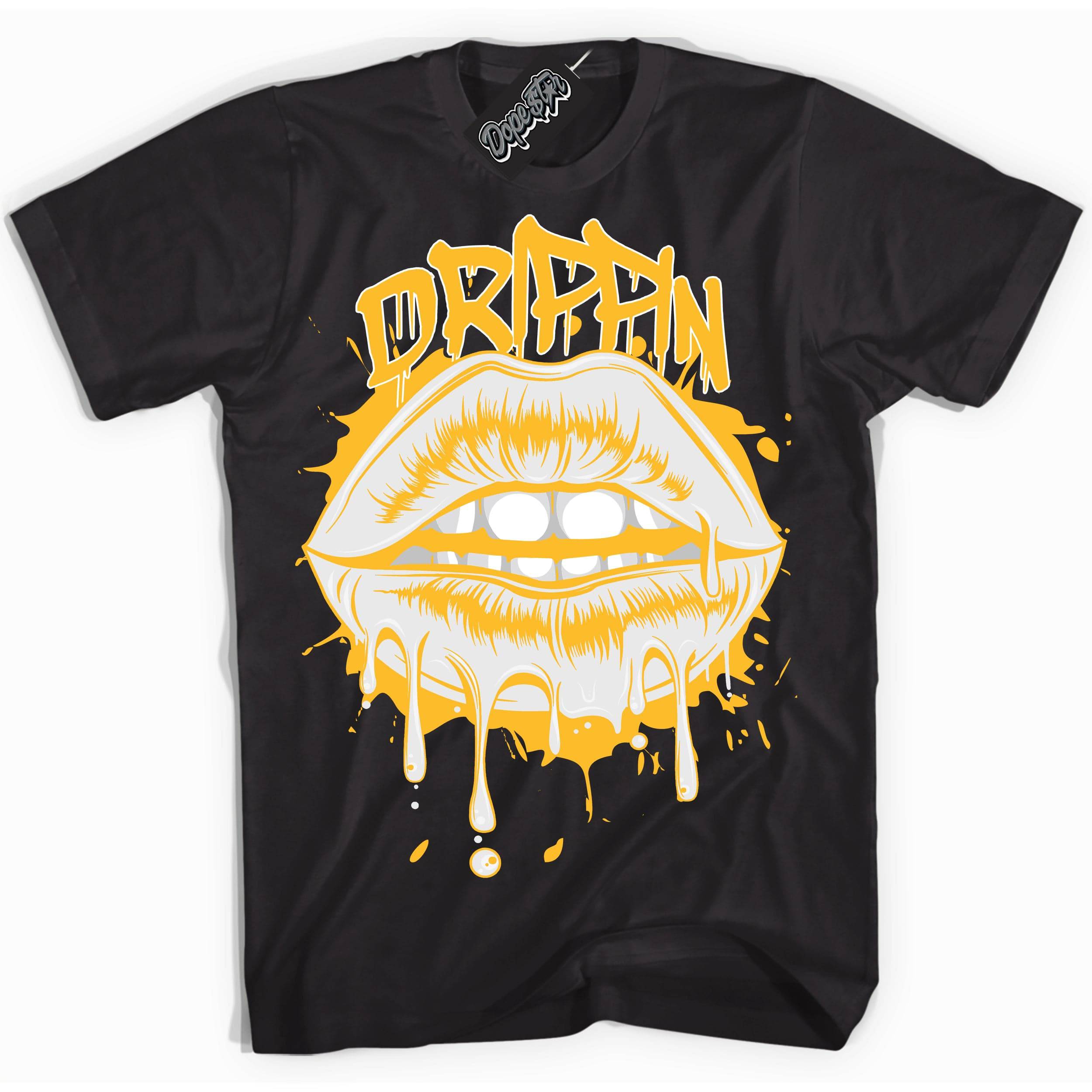 White University Gold DopeStar Shirt Drippin Graphic