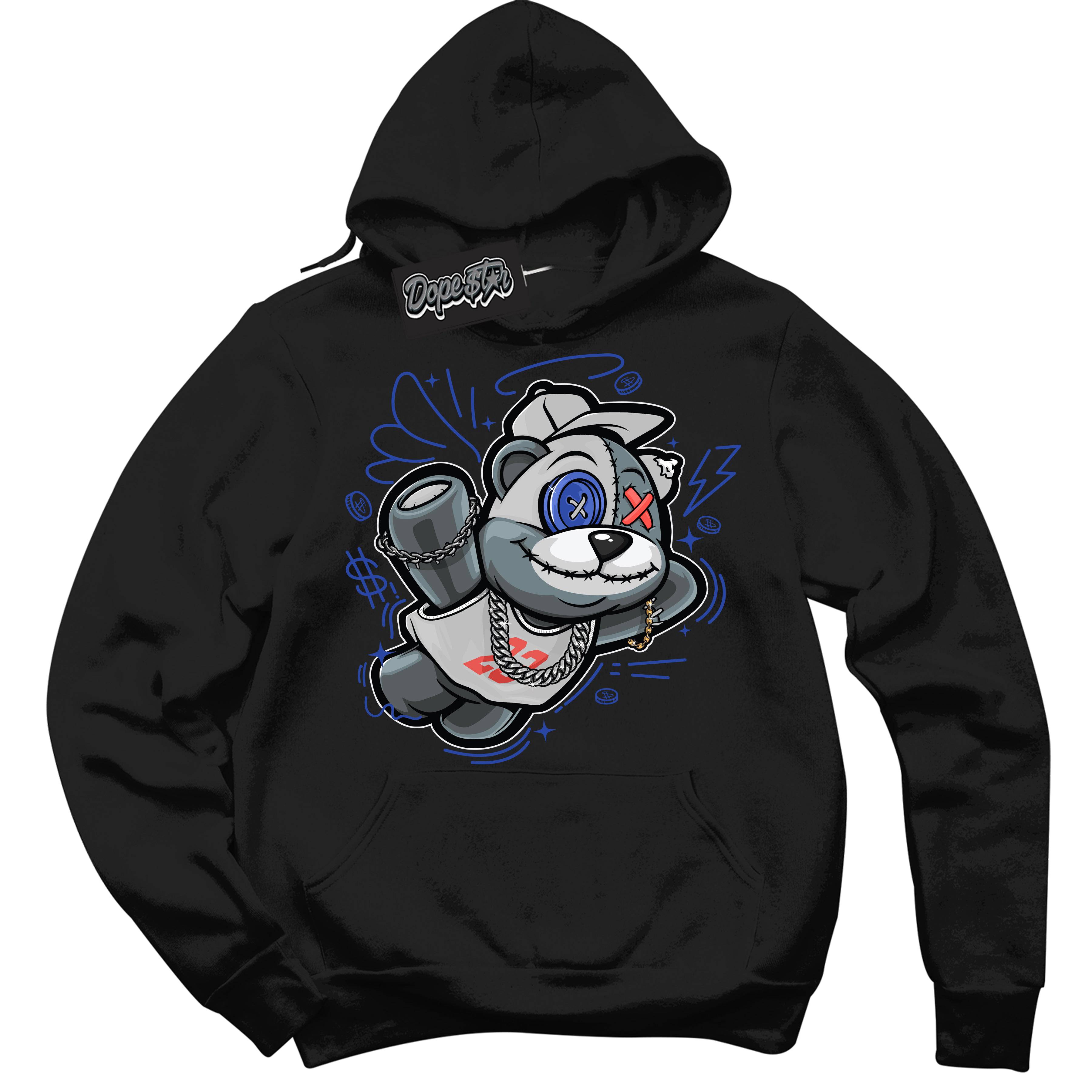 Ultramarine 180s DopeStar Hoodie Slam Dunk Bear Graphic