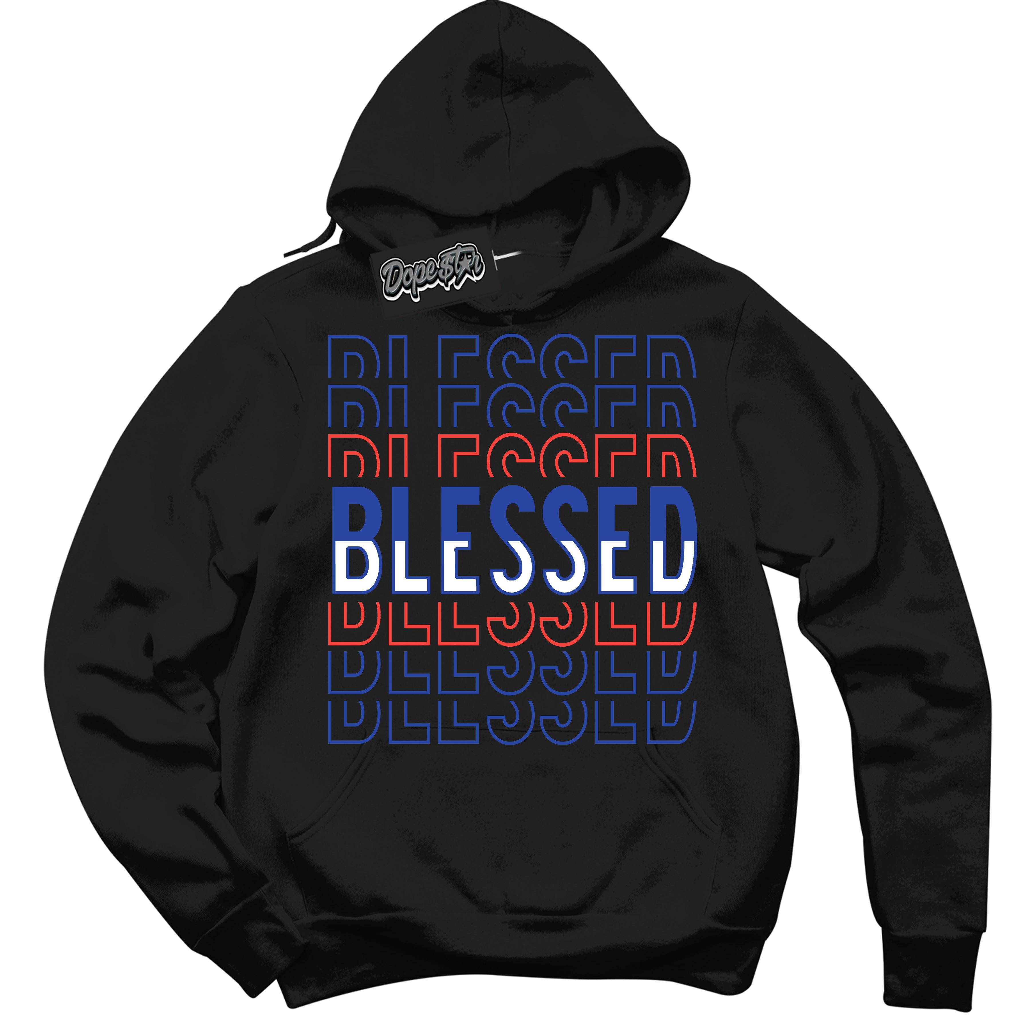 Ultramarine 180s DopeStar Hoodie Blessed Stacked Graphic