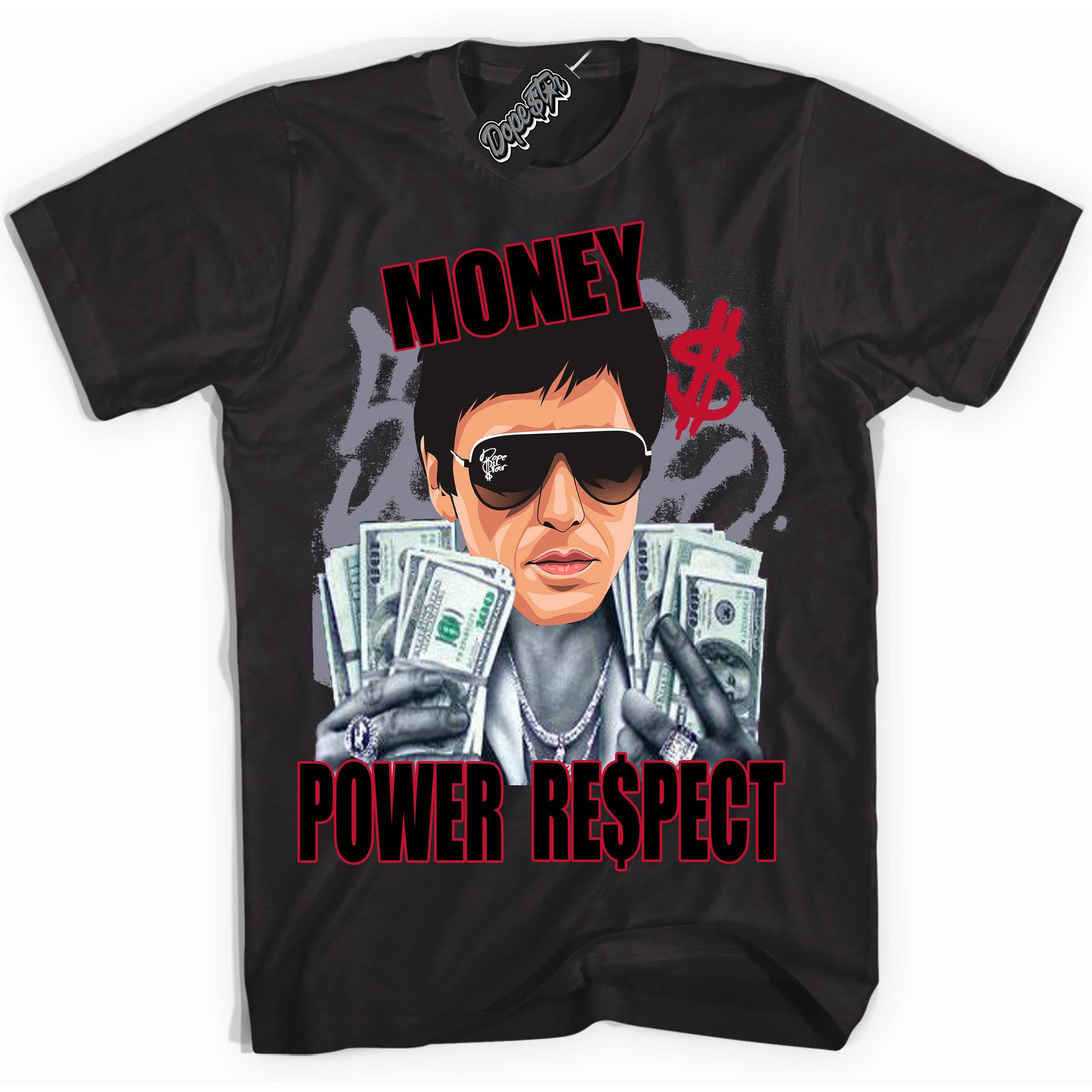 Cement Grey Fire Red 1s DopeStar Shirt Tony Montana Graphic