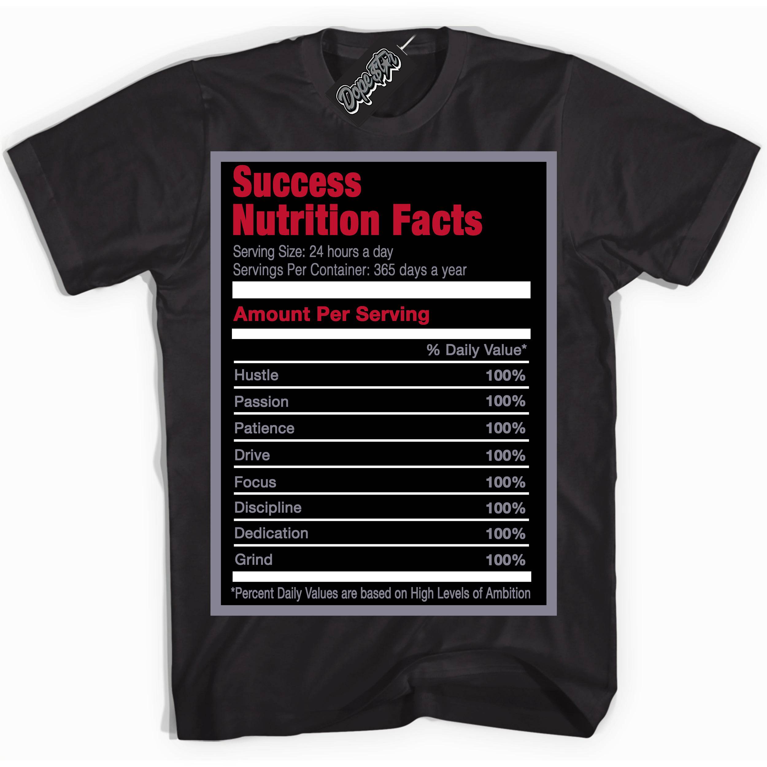 Cement Grey Fire Red 1s DopeStar Shirt Success Nutrition Graphic