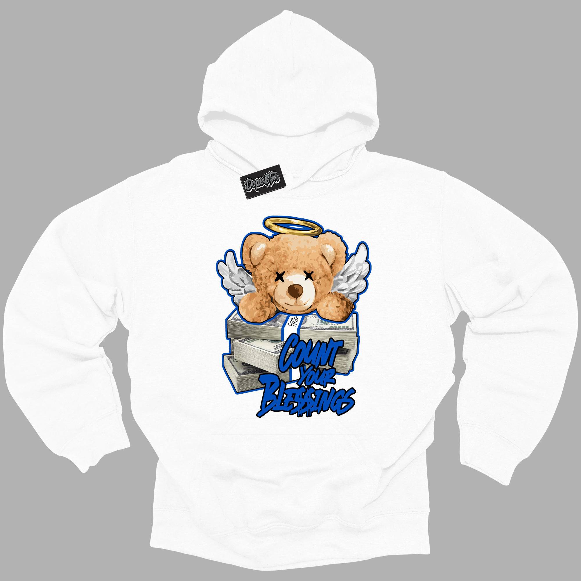 Royal Reimagined 1s DopeStar Hoodie Count Your Blessings Graphic