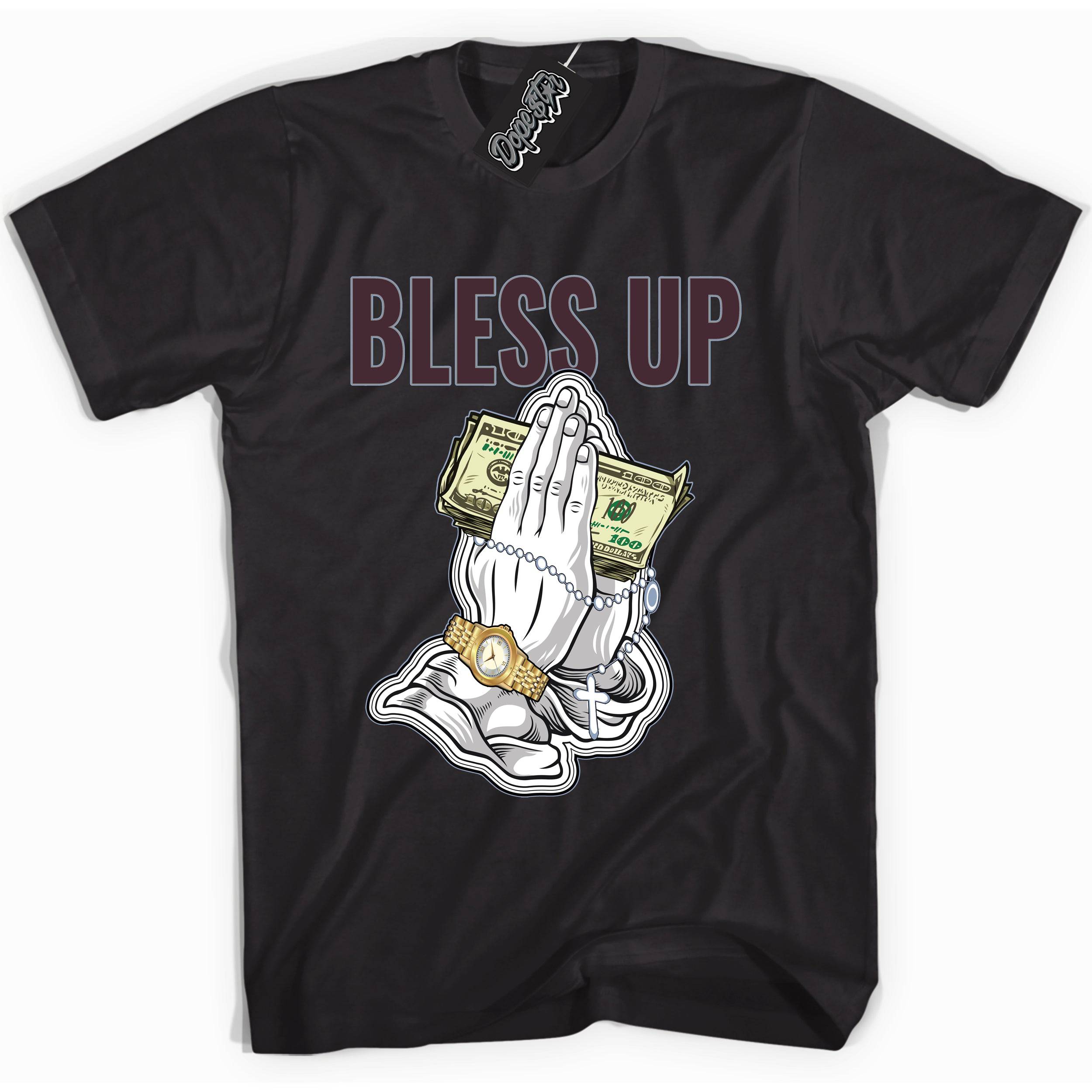 Burgundy 5s DopeStar Shirt Bless Up Graphic