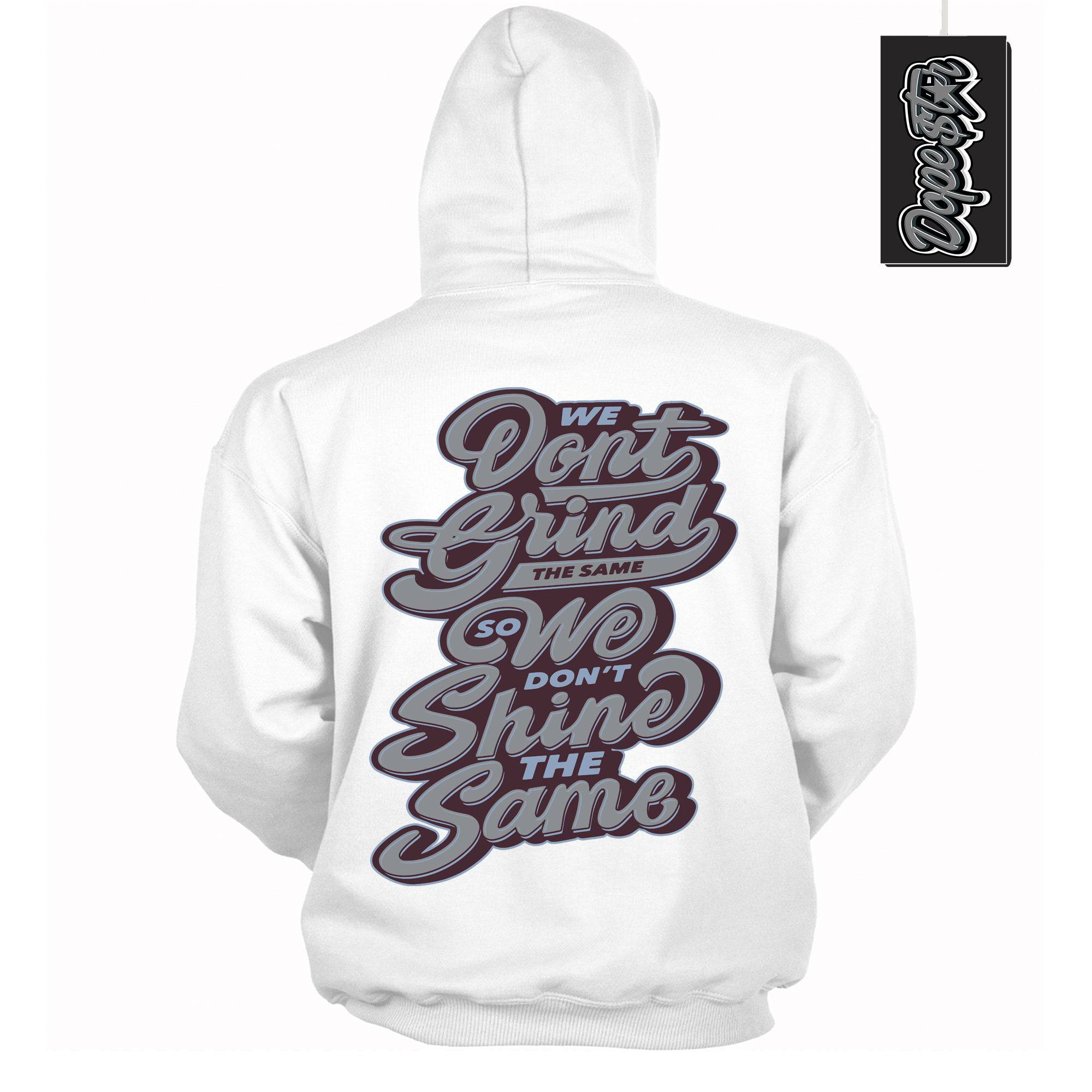 Burgundy 5s DopeStar Hoodie Grind Shine Graphic