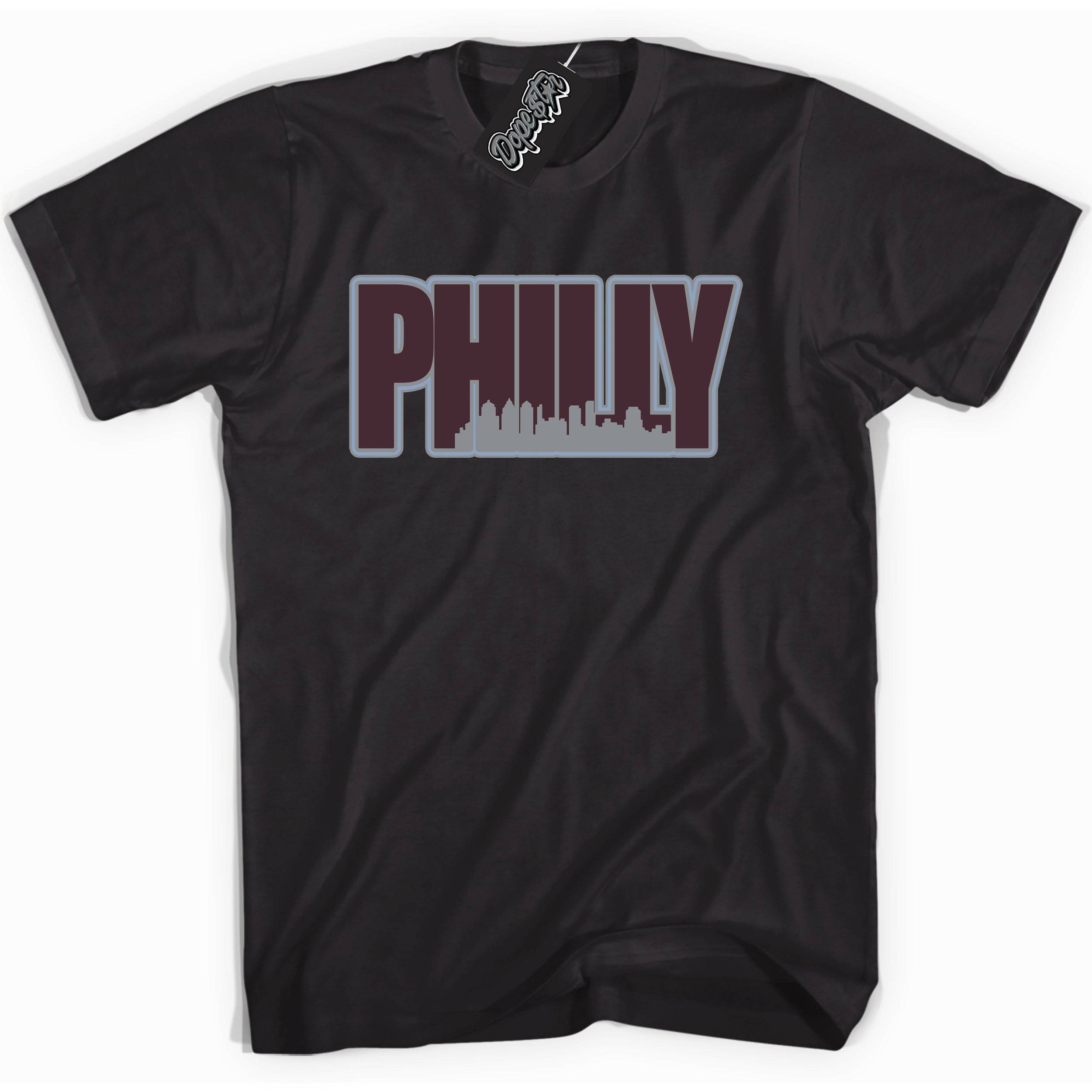 Burgundy 5s DopeStar Shirt Philly Graphic