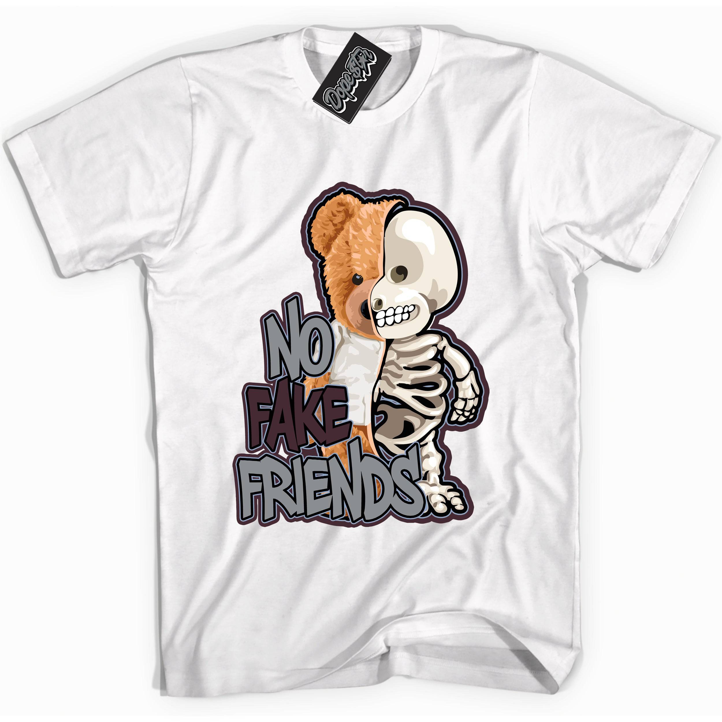 Burgundy 5s DopeStar Shirt No Fake Friends Graphic