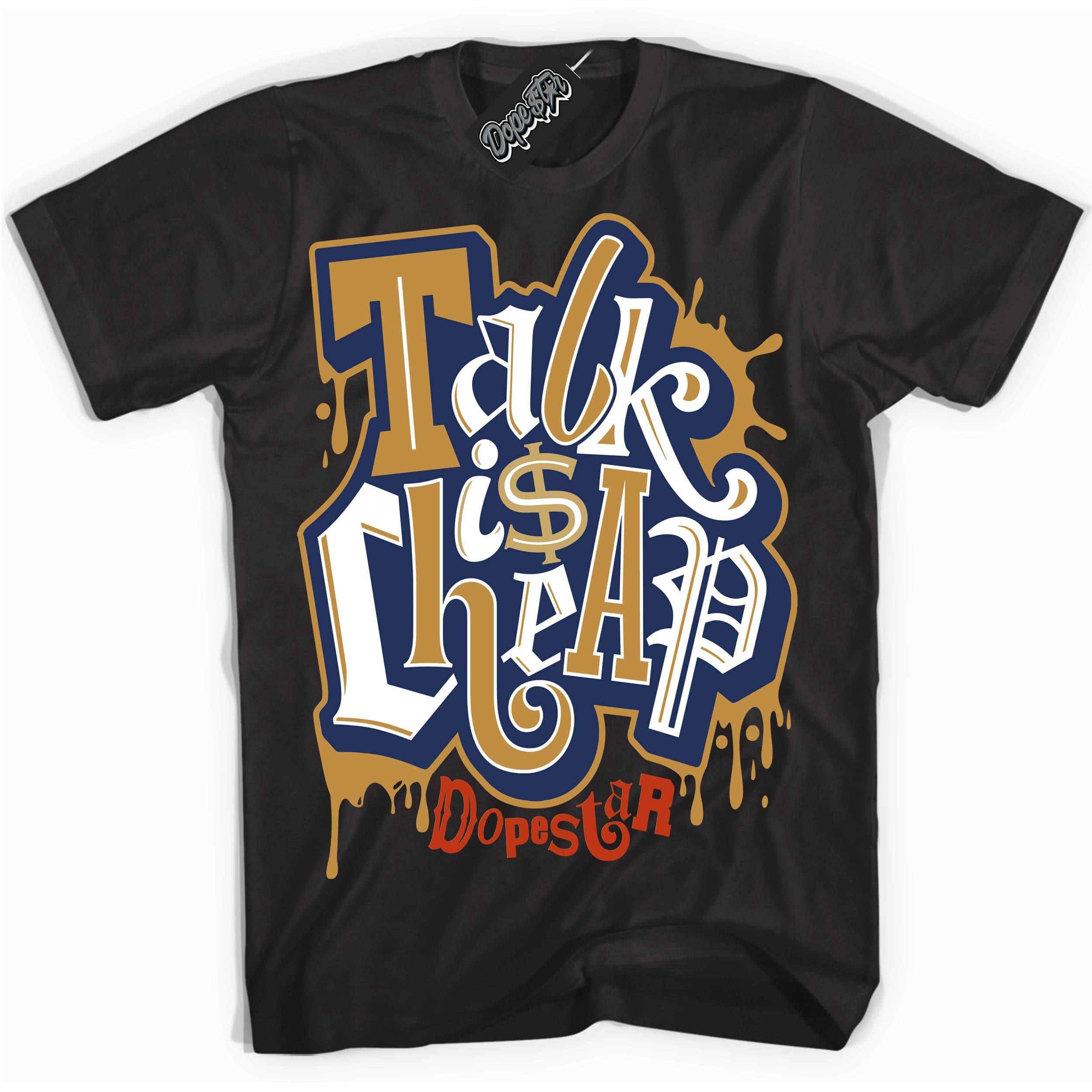 Orange Label Navy Gum DopeStar Shirt Talk Is Cheap Graphic